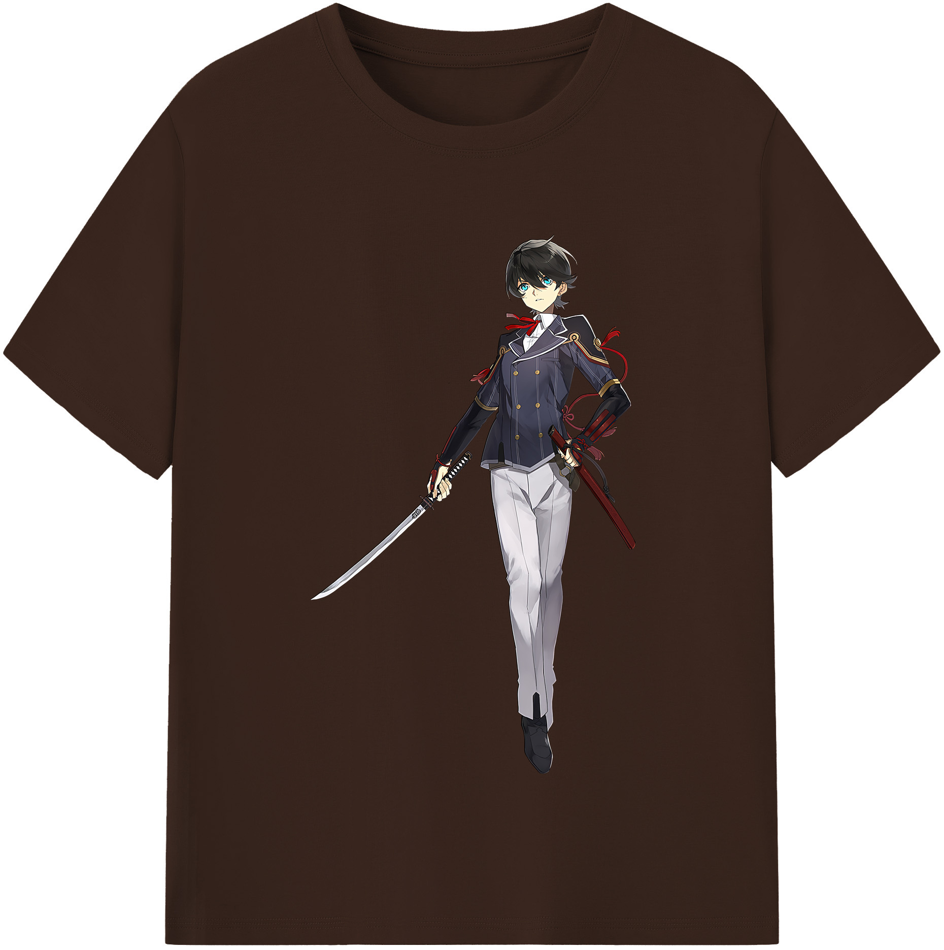 （画像用） 刀剣乱舞 Touken Ranbu 綿100％半袖Tシャツ（フロントプリント）