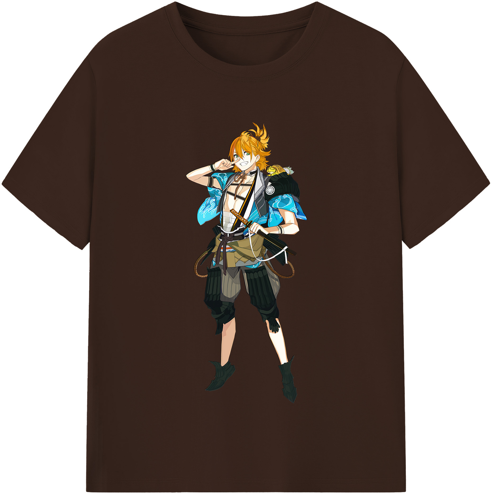 （画像用） 刀剣乱舞 Touken Ranbu 綿100％半袖Tシャツ（フロントプリント）