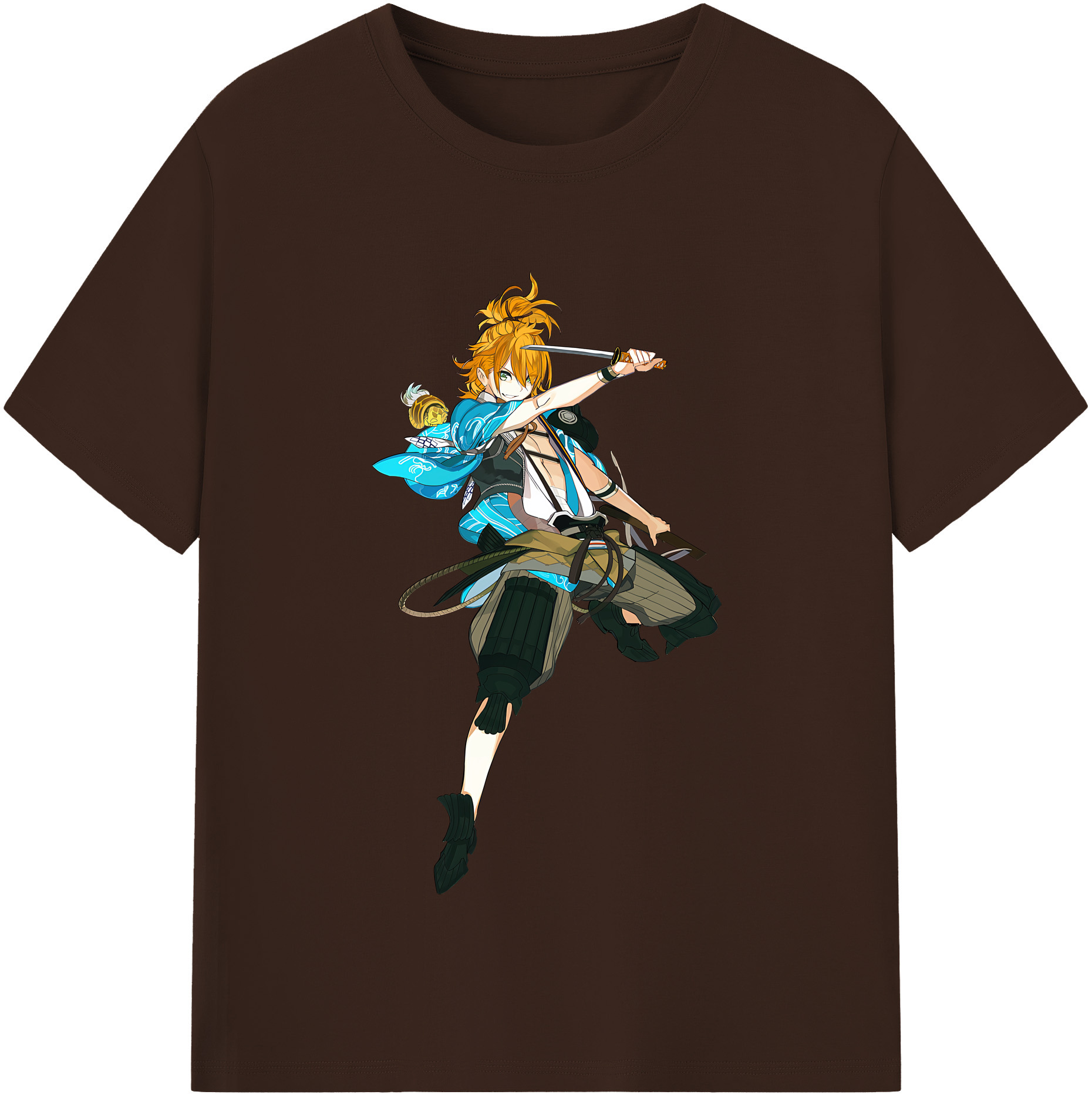 （画像用） 刀剣乱舞 Touken Ranbu 綿100％半袖Tシャツ（フロントプリント）
