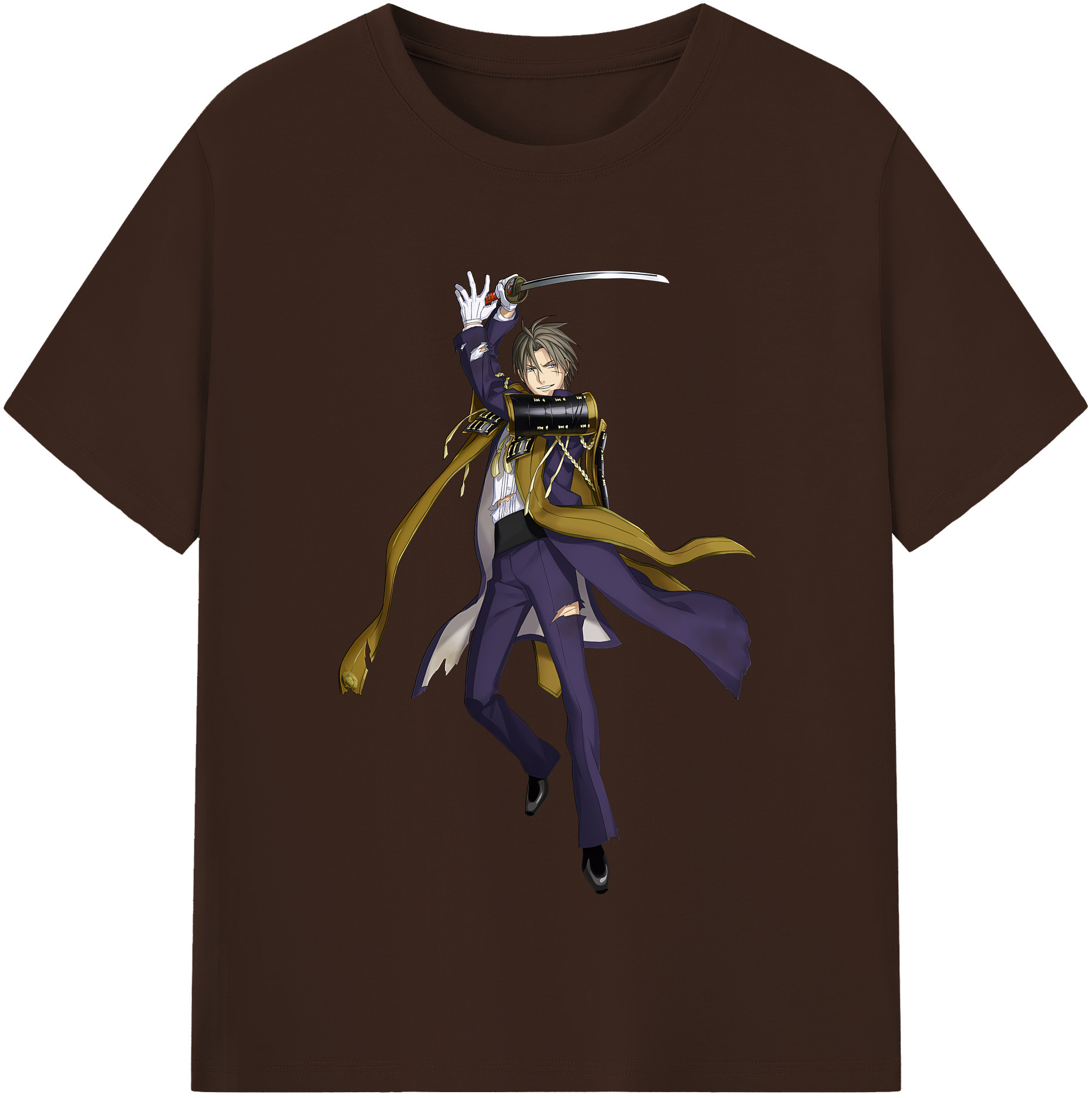 （画像用） 刀剣乱舞 Touken Ranbu 綿100％半袖Tシャツ（フロントプリント）