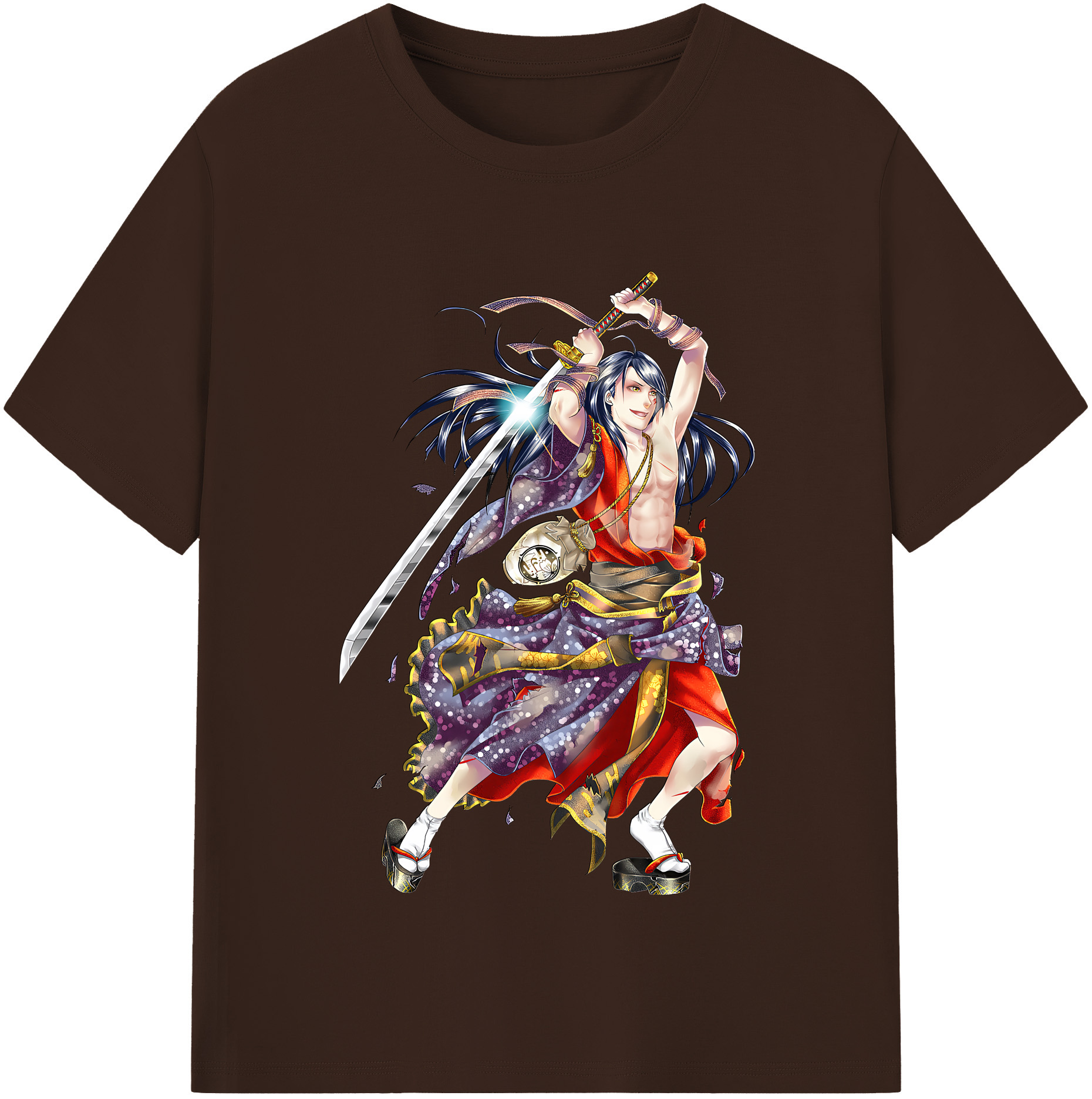 （画像用） 刀剣乱舞 Touken Ranbu 綿100％半袖Tシャツ（フロントプリント）