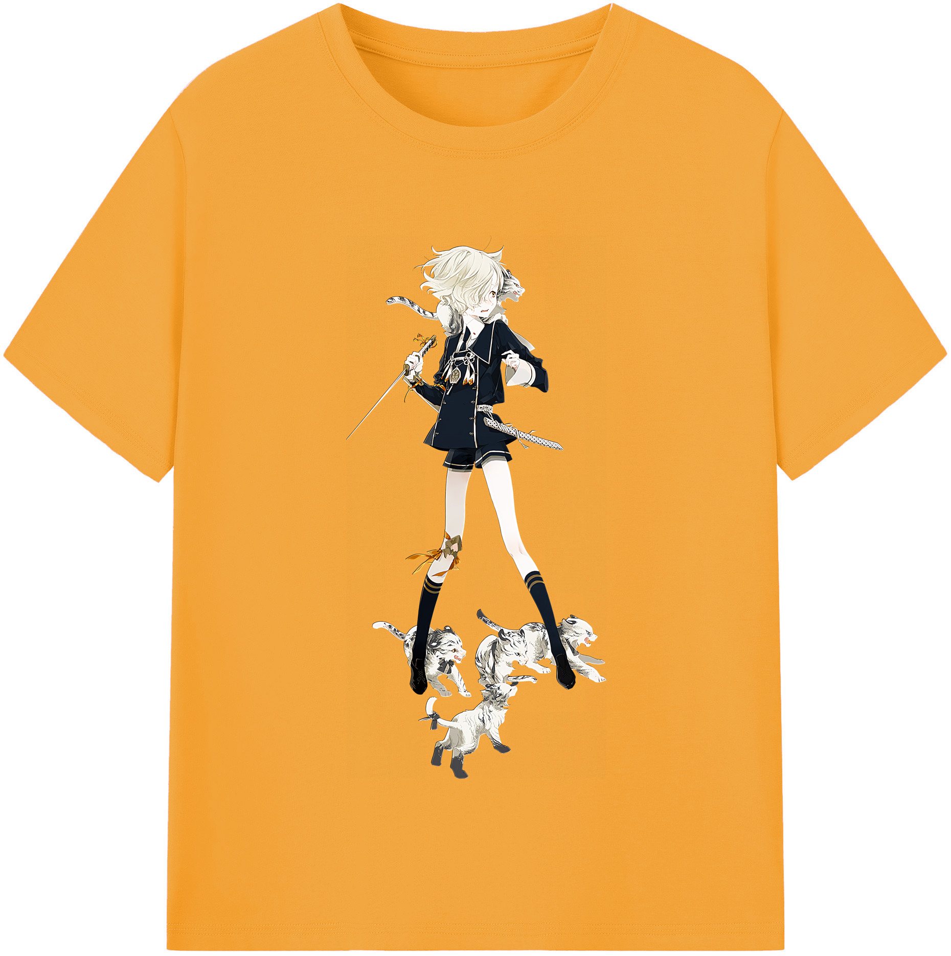 （画像用） 刀剣乱舞 Touken Ranbu 綿100％半袖Tシャツ（フロントプリント）