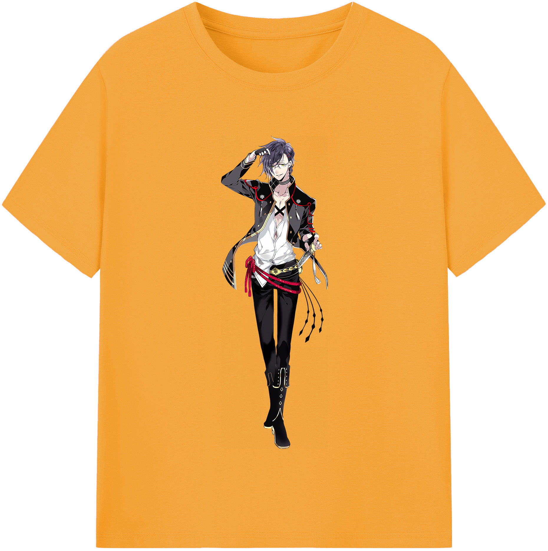 （画像用） 刀剣乱舞 Touken Ranbu 綿100％半袖Tシャツ（フロントプリント）