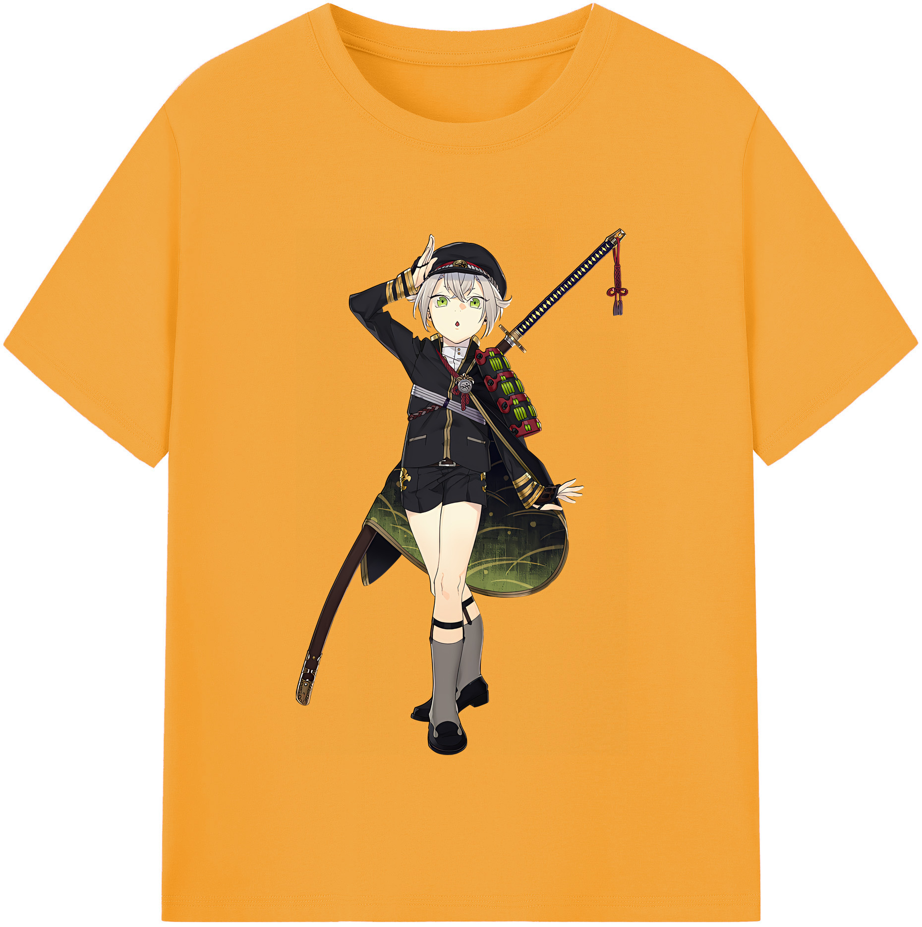 （画像用） 刀剣乱舞 Touken Ranbu 綿100％半袖Tシャツ（フロントプリント）