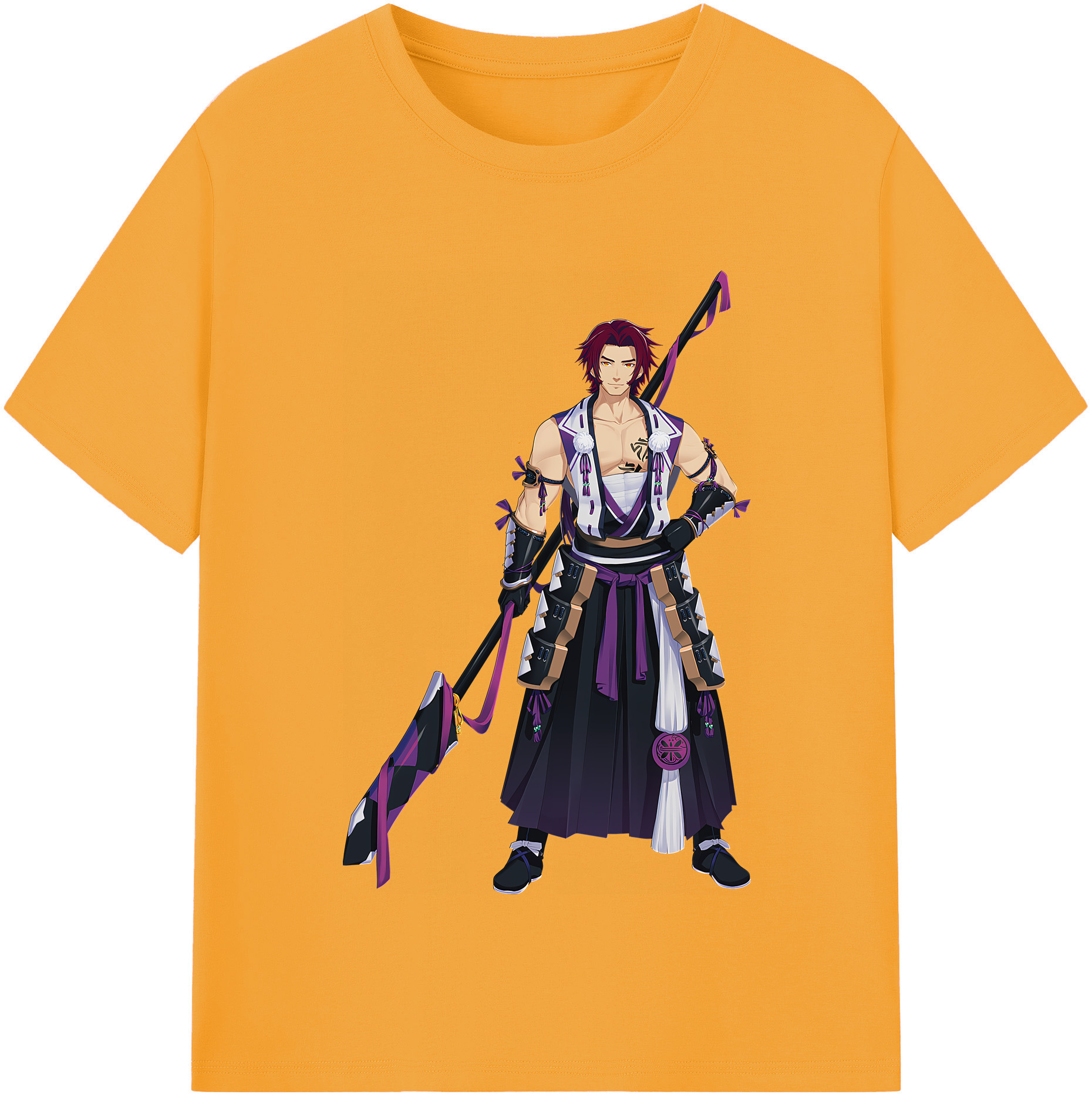（画像用） 刀剣乱舞 Touken Ranbu 綿100％半袖Tシャツ（フロントプリント）