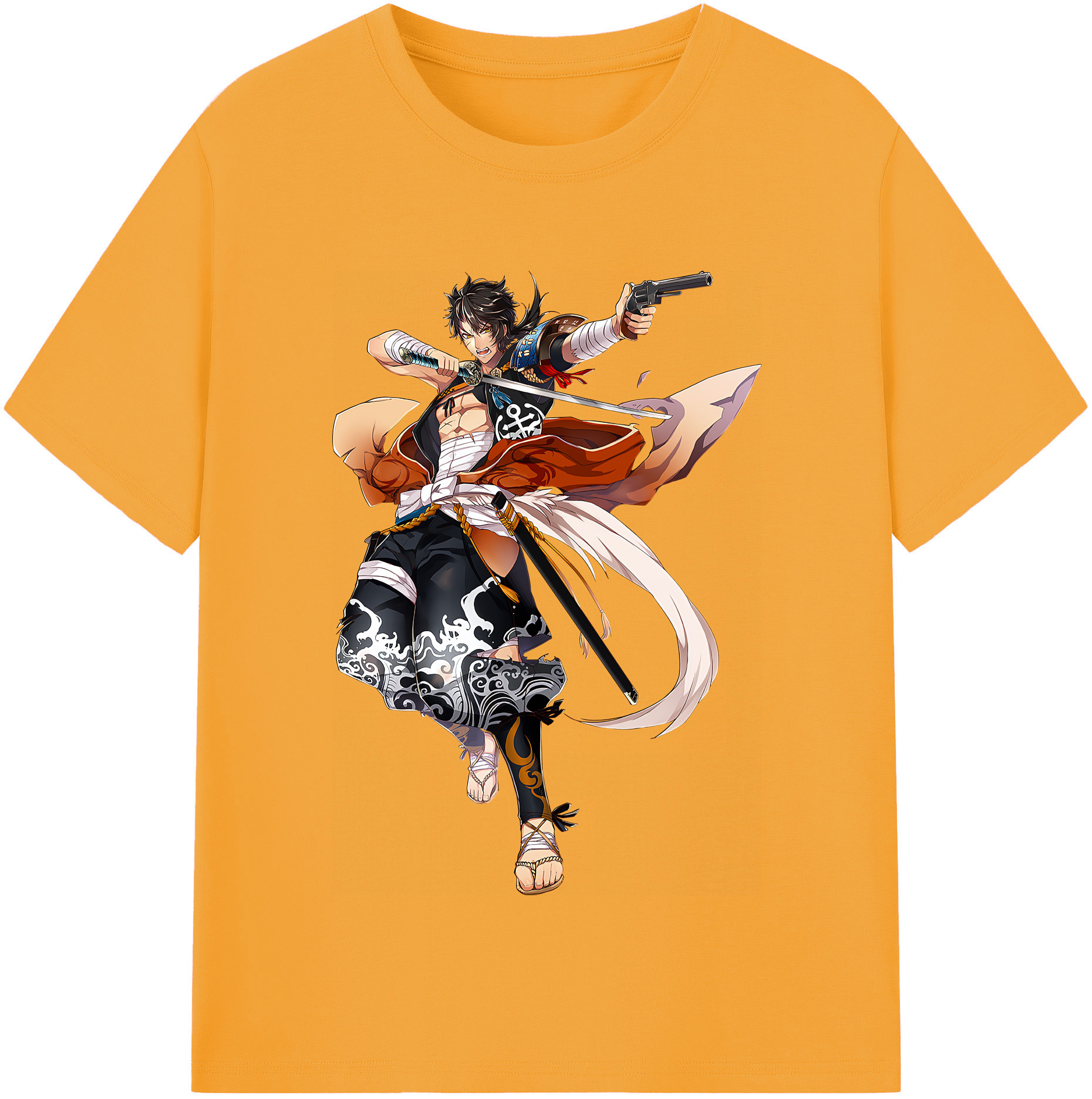 （画像用） 刀剣乱舞 Touken Ranbu 綿100％半袖Tシャツ（フロントプリント）