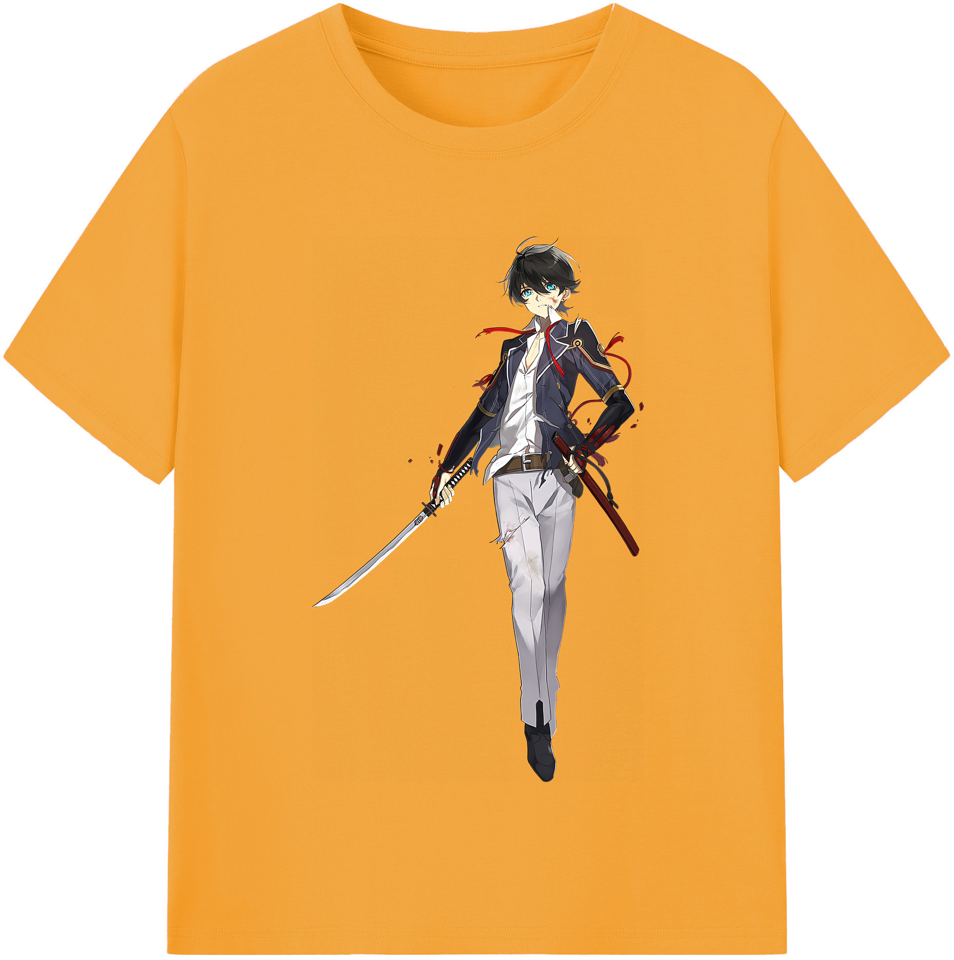 （画像用） 刀剣乱舞 Touken Ranbu 綿100％半袖Tシャツ（フロントプリント）