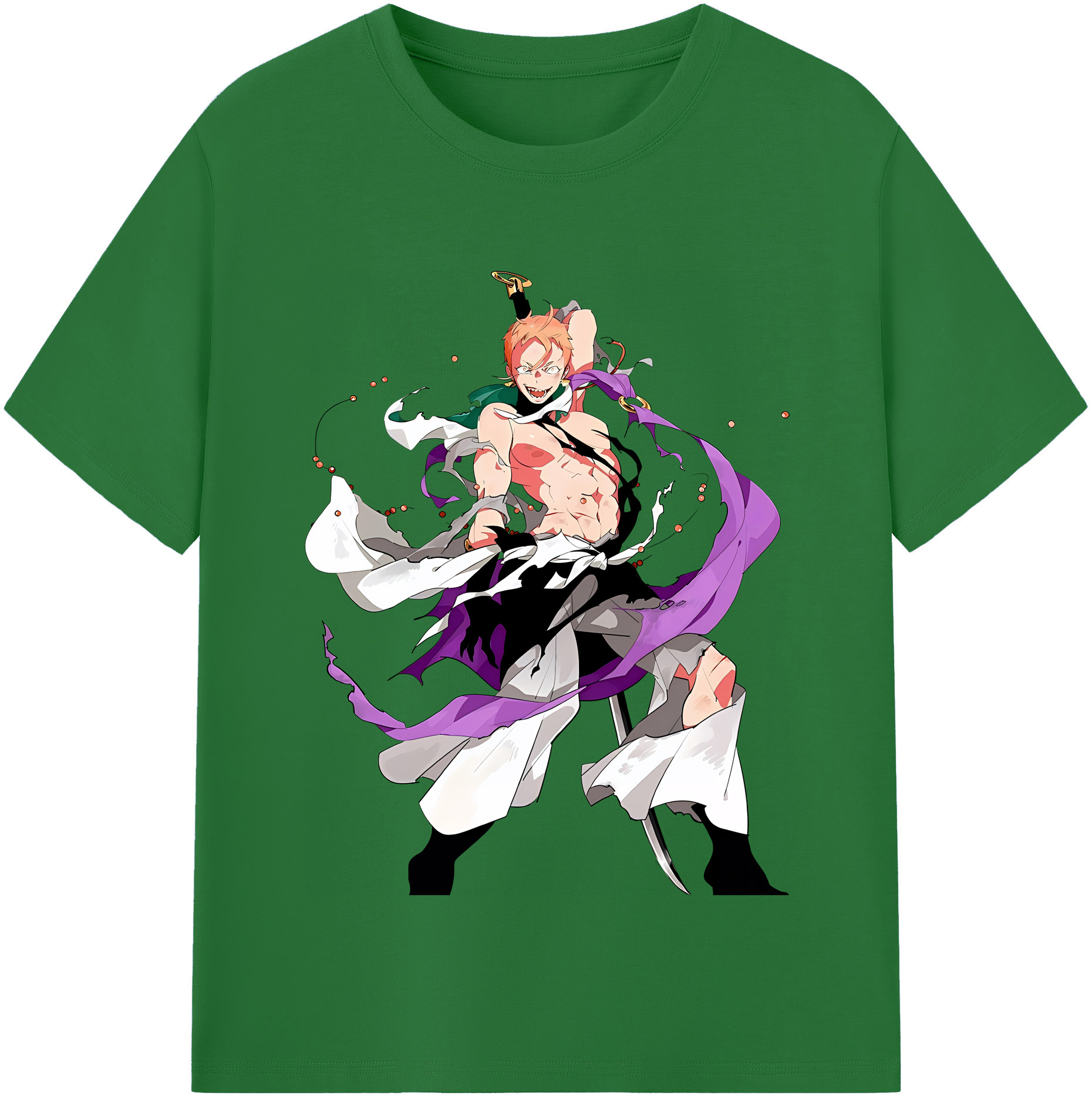 （画像用） 刀剣乱舞 Touken Ranbu 綿100％半袖Tシャツ（フロントプリント）
