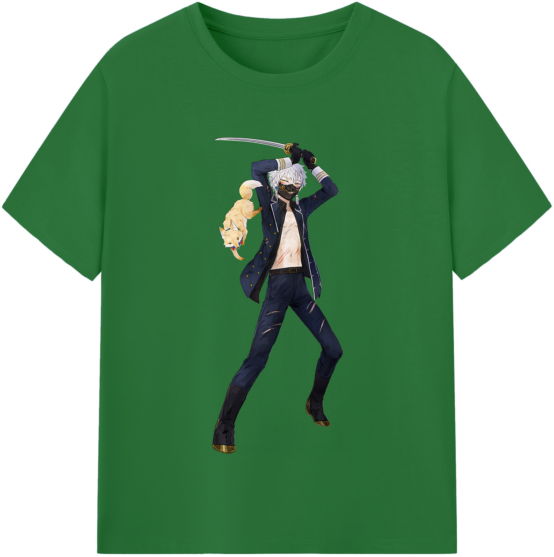 （画像用） 刀剣乱舞 Touken Ranbu 綿100％半袖Tシャツ（フロントプリント）