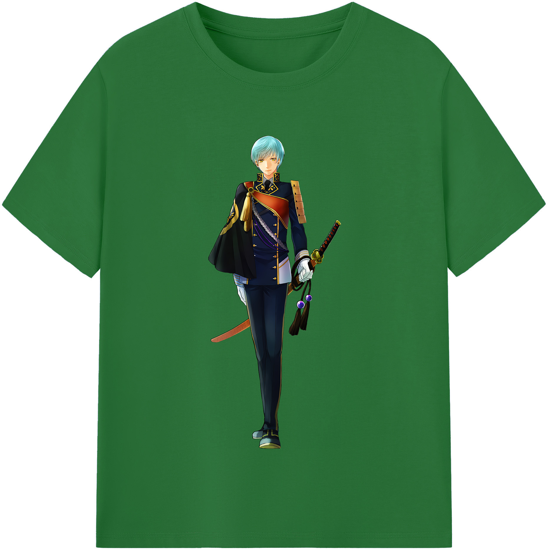 （画像用） 刀剣乱舞 Touken Ranbu 綿100％半袖Tシャツ（フロントプリント）