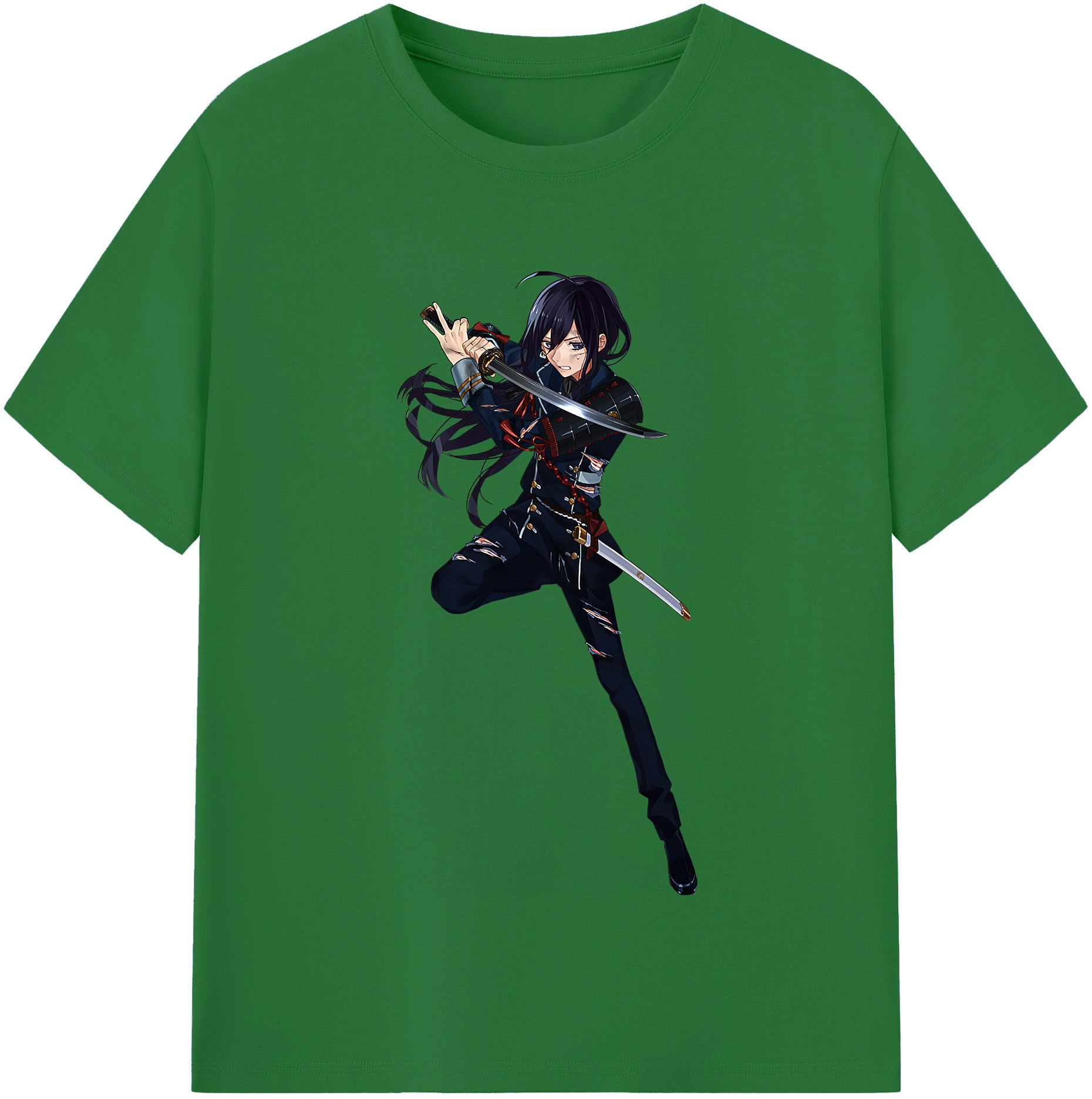 （画像用） 刀剣乱舞 Touken Ranbu 綿100％半袖Tシャツ（フロントプリント）