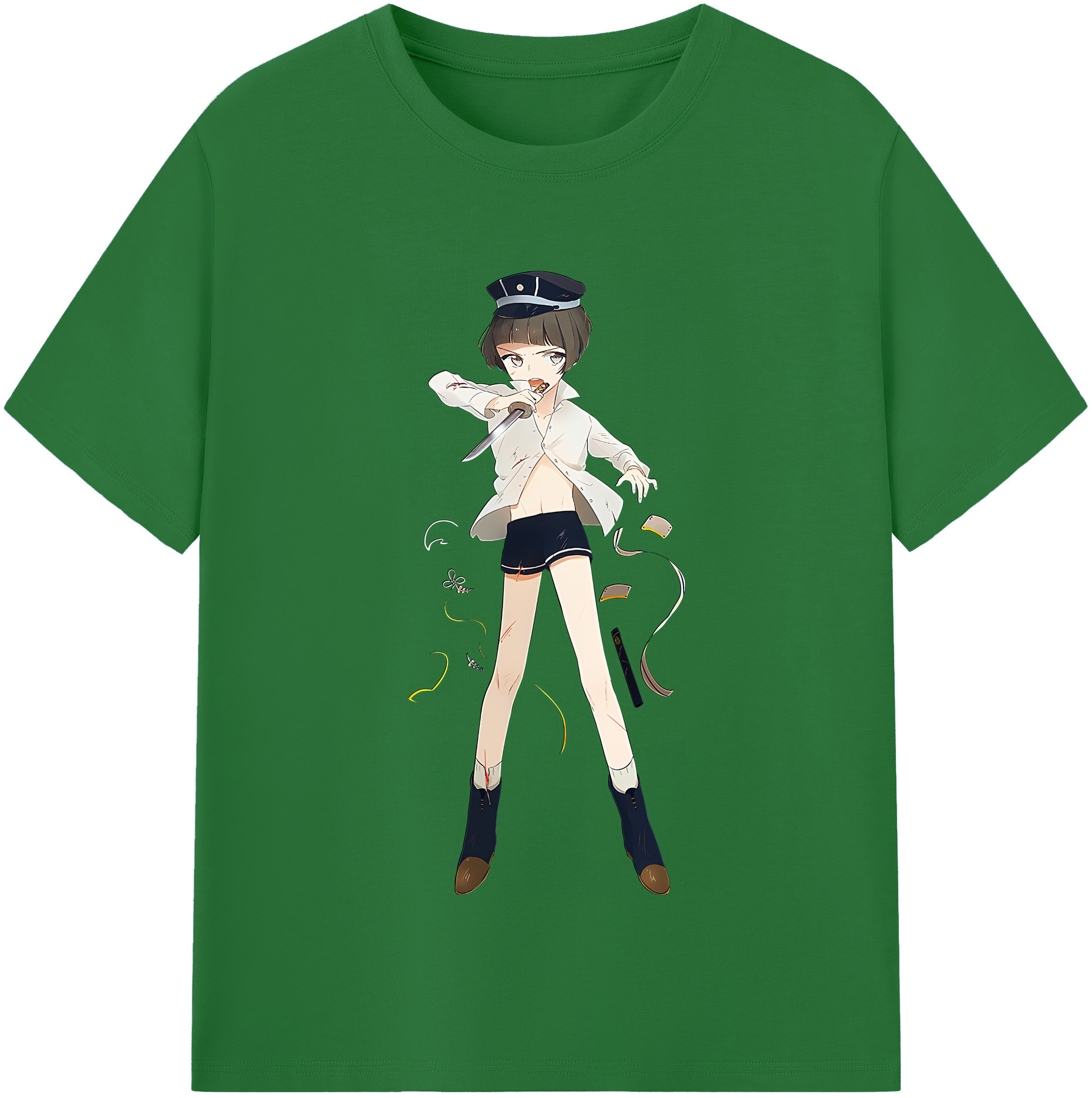 （画像用） 刀剣乱舞 Touken Ranbu 綿100％半袖Tシャツ（フロントプリント）