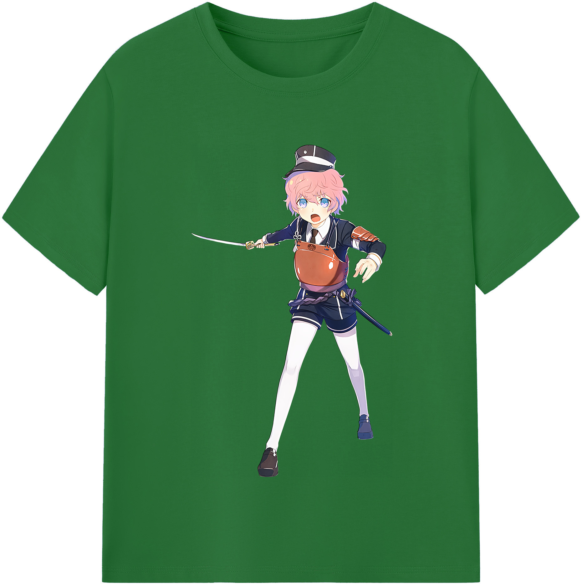 （画像用） 刀剣乱舞 Touken Ranbu 綿100％半袖Tシャツ（フロントプリント）