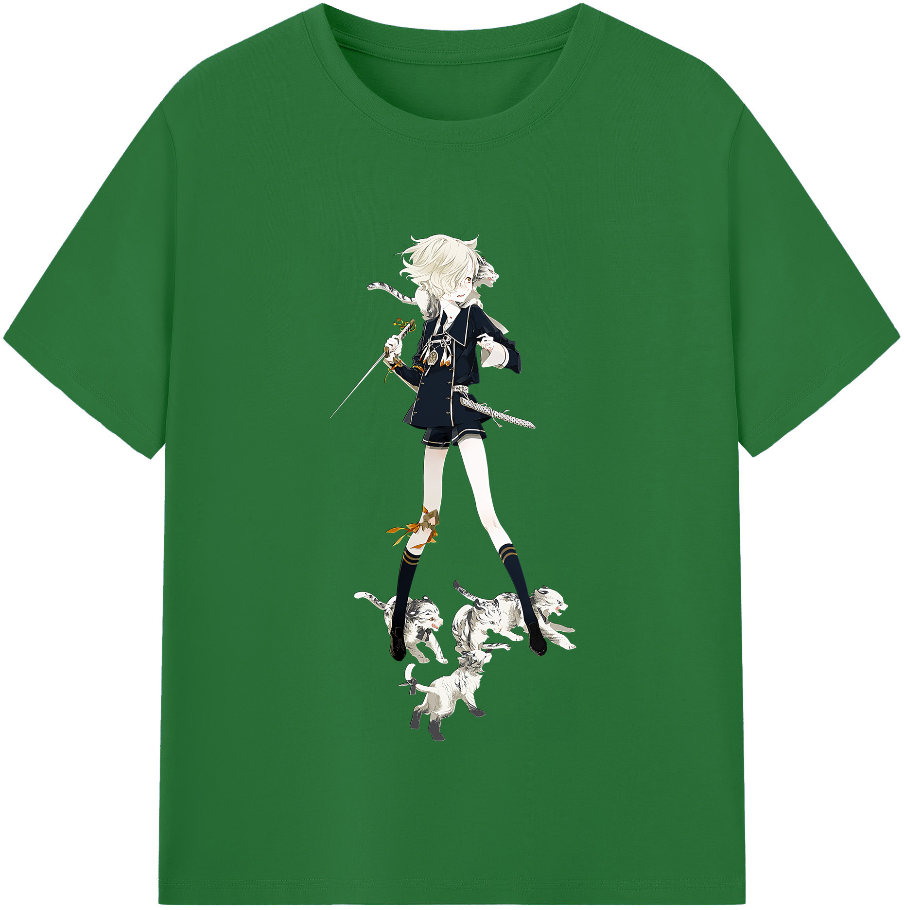 （画像用） 刀剣乱舞 Touken Ranbu 綿100％半袖Tシャツ（フロントプリント）