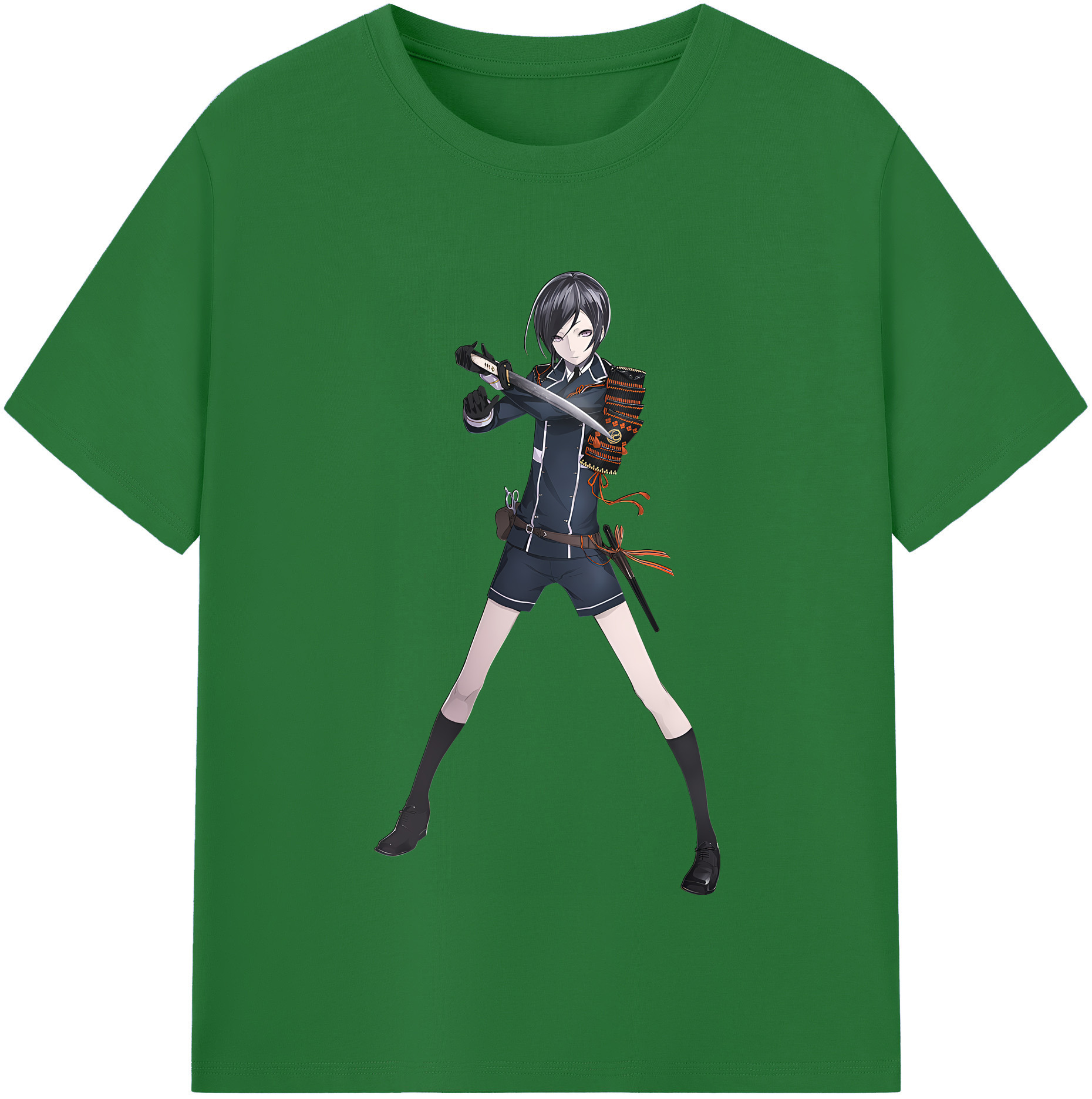 （画像用） 刀剣乱舞 Touken Ranbu 綿100％半袖Tシャツ（フロントプリント）