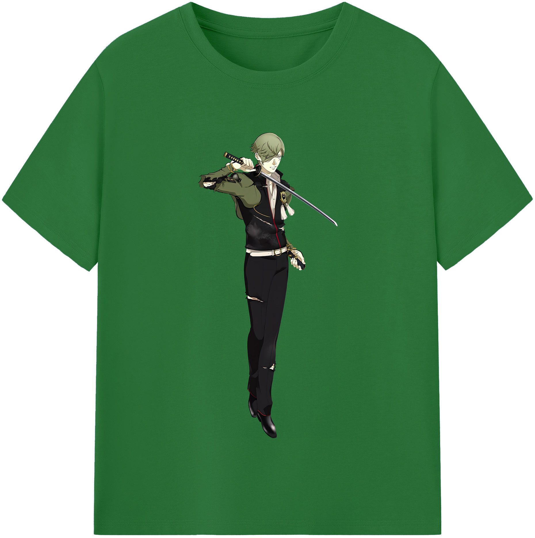 （画像用） 刀剣乱舞 Touken Ranbu 綿100％半袖Tシャツ（フロントプリント）