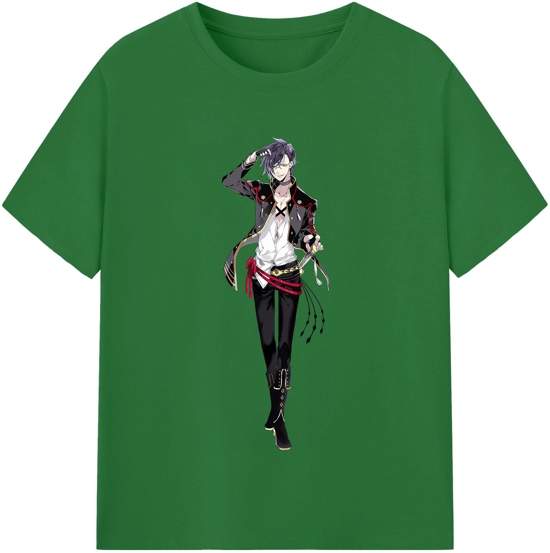 （画像用） 刀剣乱舞 Touken Ranbu 綿100％半袖Tシャツ（フロントプリント）