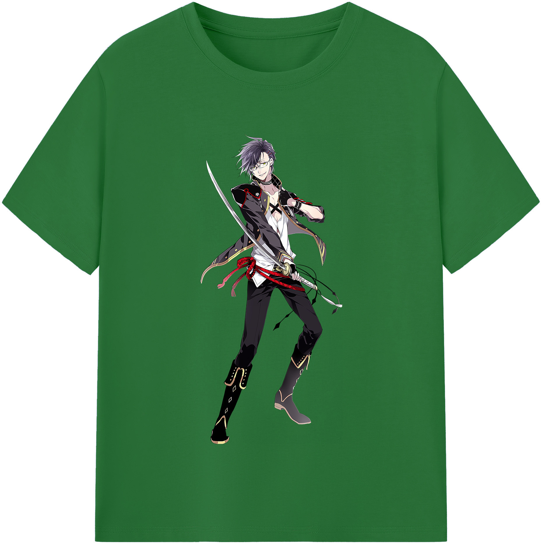（画像用） 刀剣乱舞 Touken Ranbu 綿100％半袖Tシャツ（フロントプリント）