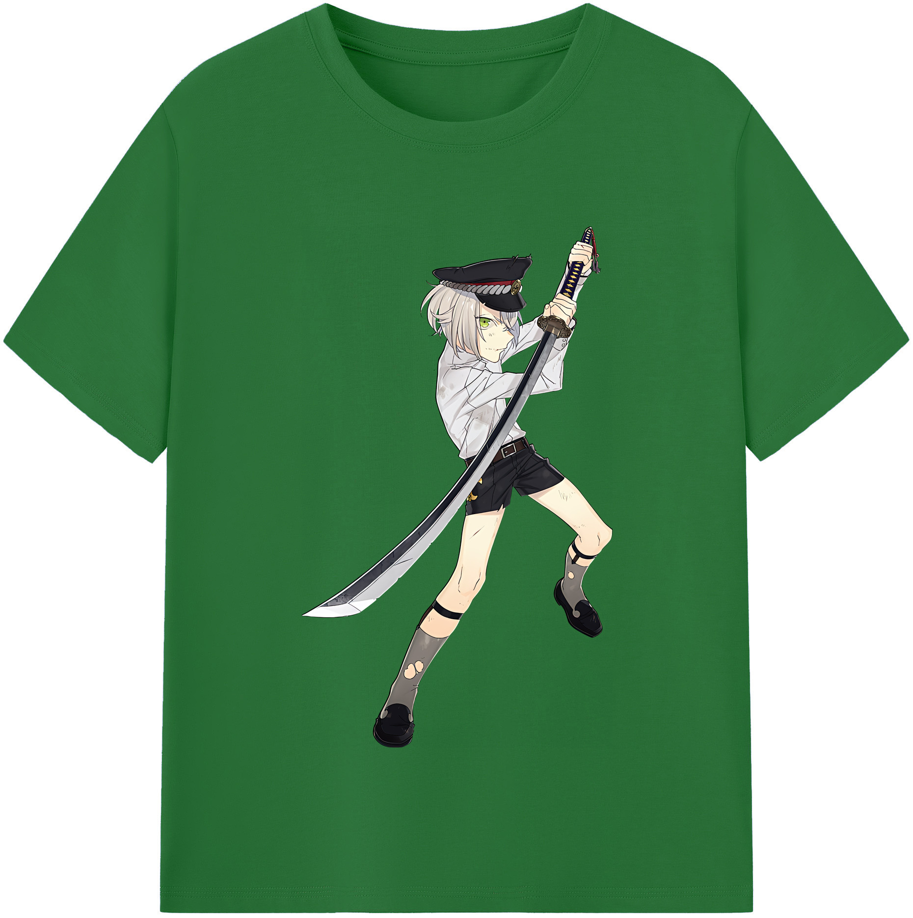 （画像用） 刀剣乱舞 Touken Ranbu 綿100％半袖Tシャツ（フロントプリント）