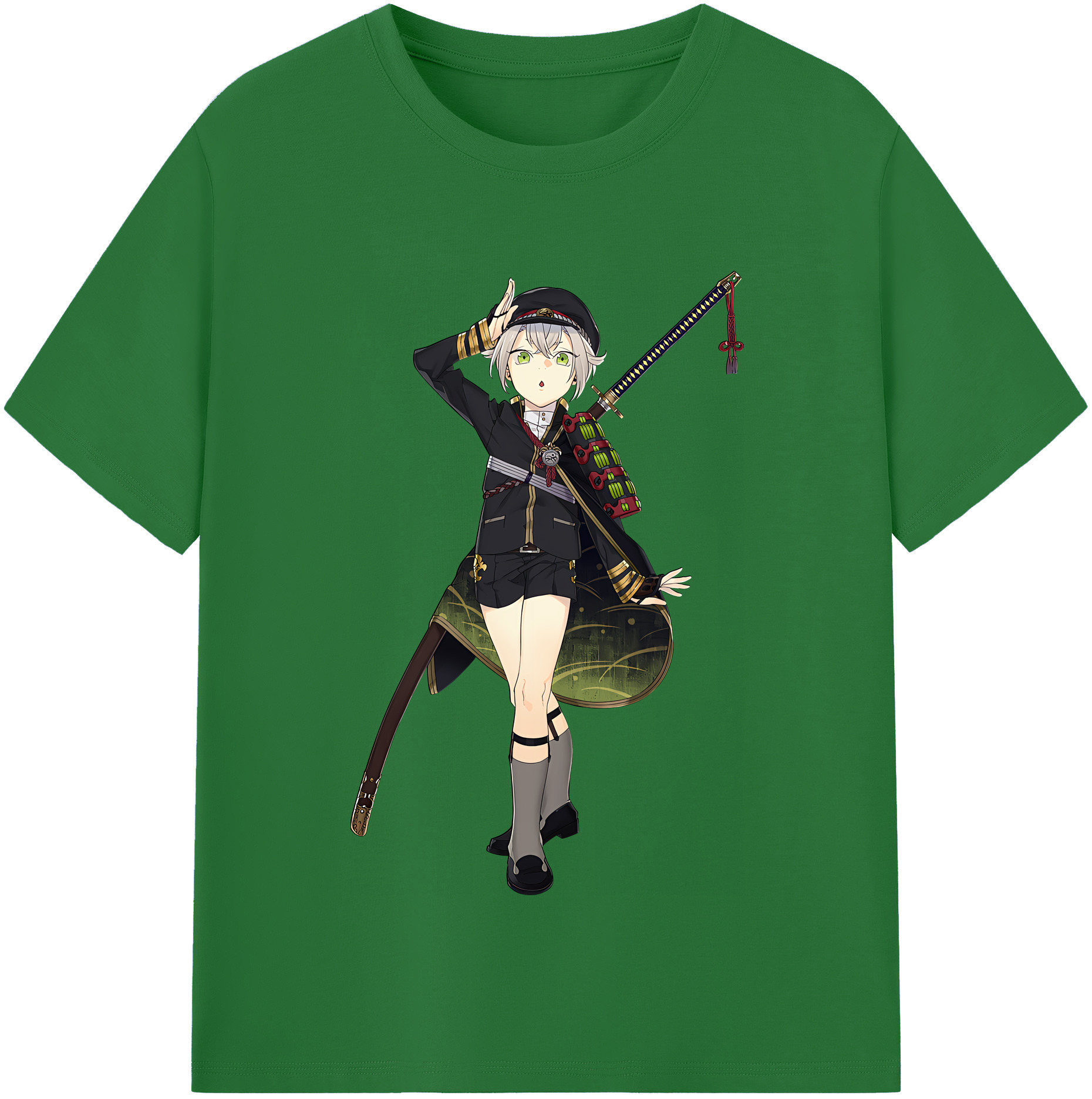 （画像用） 刀剣乱舞 Touken Ranbu 綿100％半袖Tシャツ（フロントプリント）
