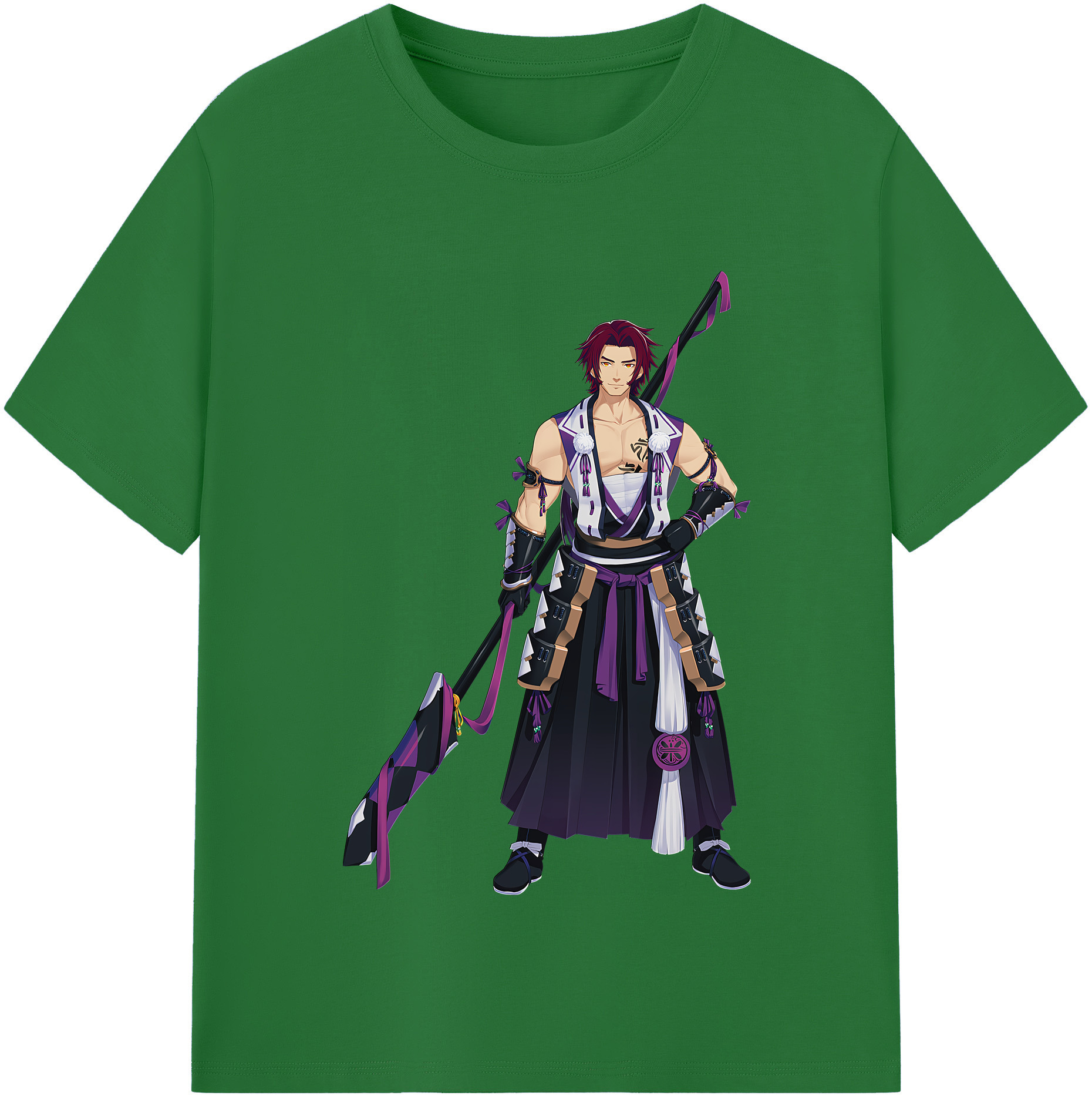 （画像用） 刀剣乱舞 Touken Ranbu 綿100％半袖Tシャツ（フロントプリント）