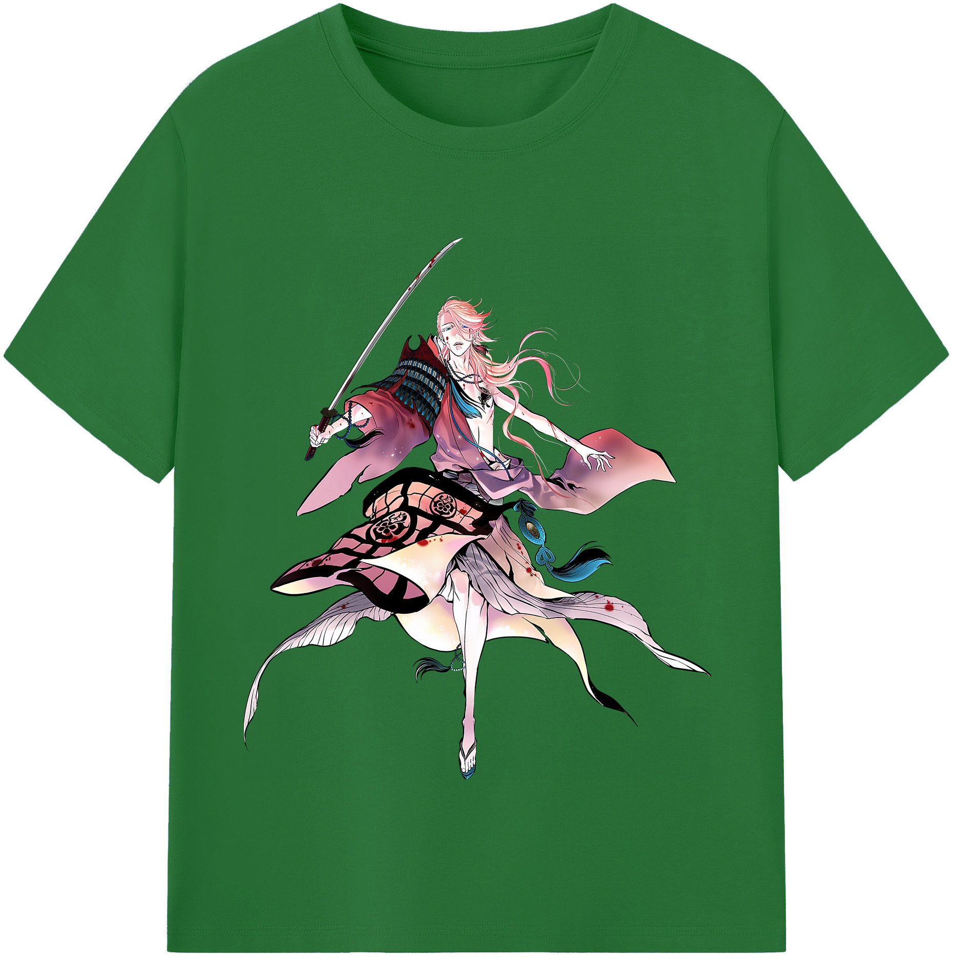 （画像用） 刀剣乱舞 Touken Ranbu 綿100％半袖Tシャツ（フロントプリント）