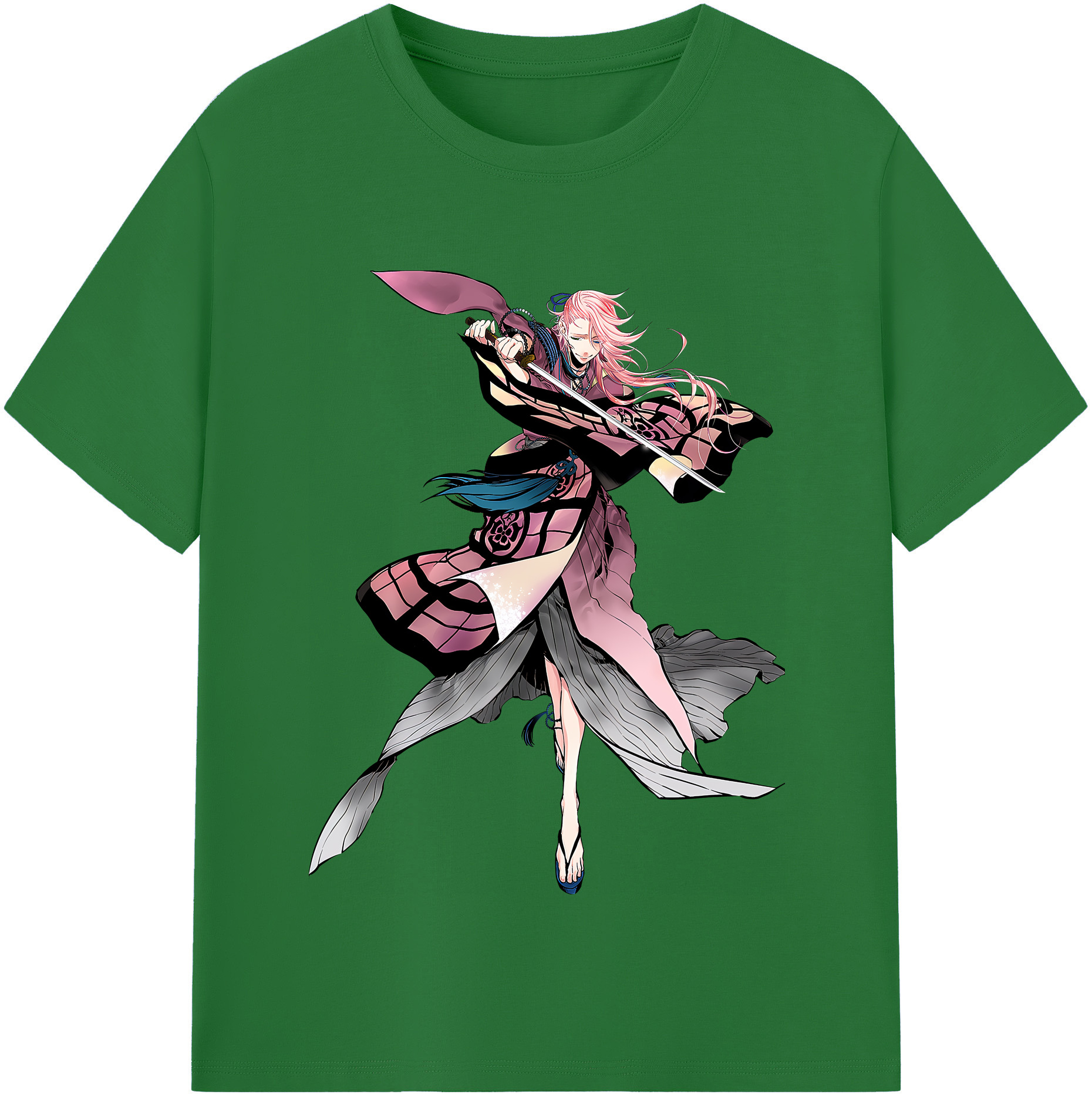 （画像用） 刀剣乱舞 Touken Ranbu 綿100％半袖Tシャツ（フロントプリント）