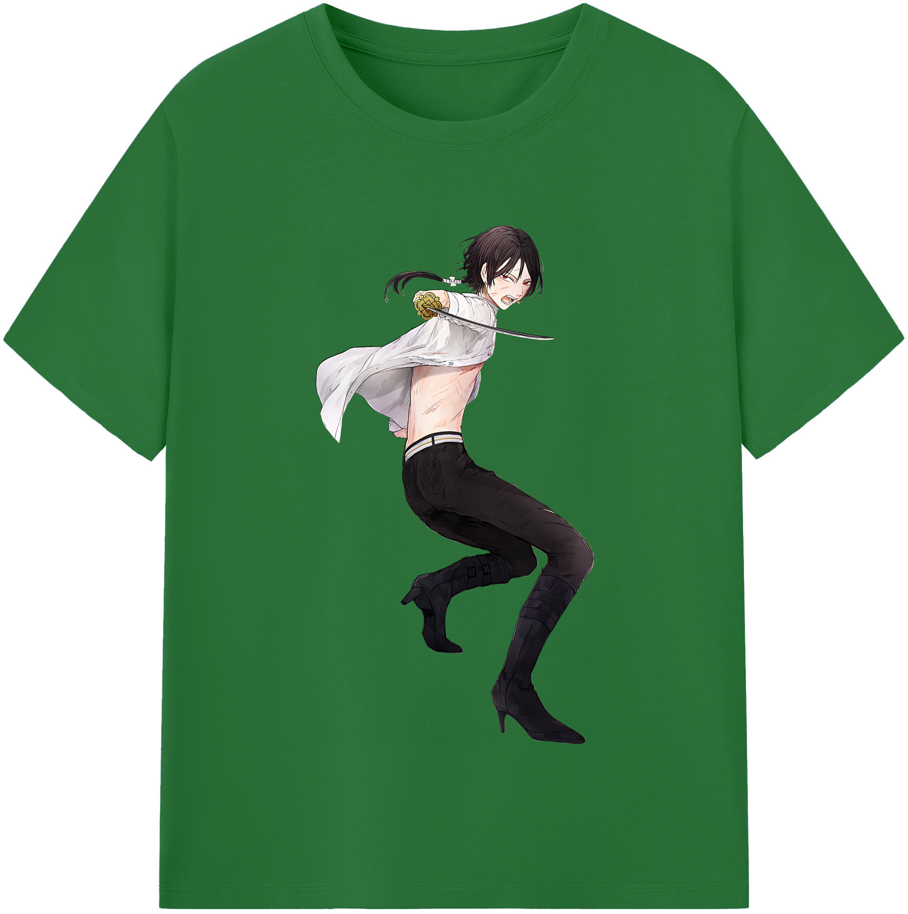 （画像用） 刀剣乱舞 Touken Ranbu 綿100％半袖Tシャツ（フロントプリント）