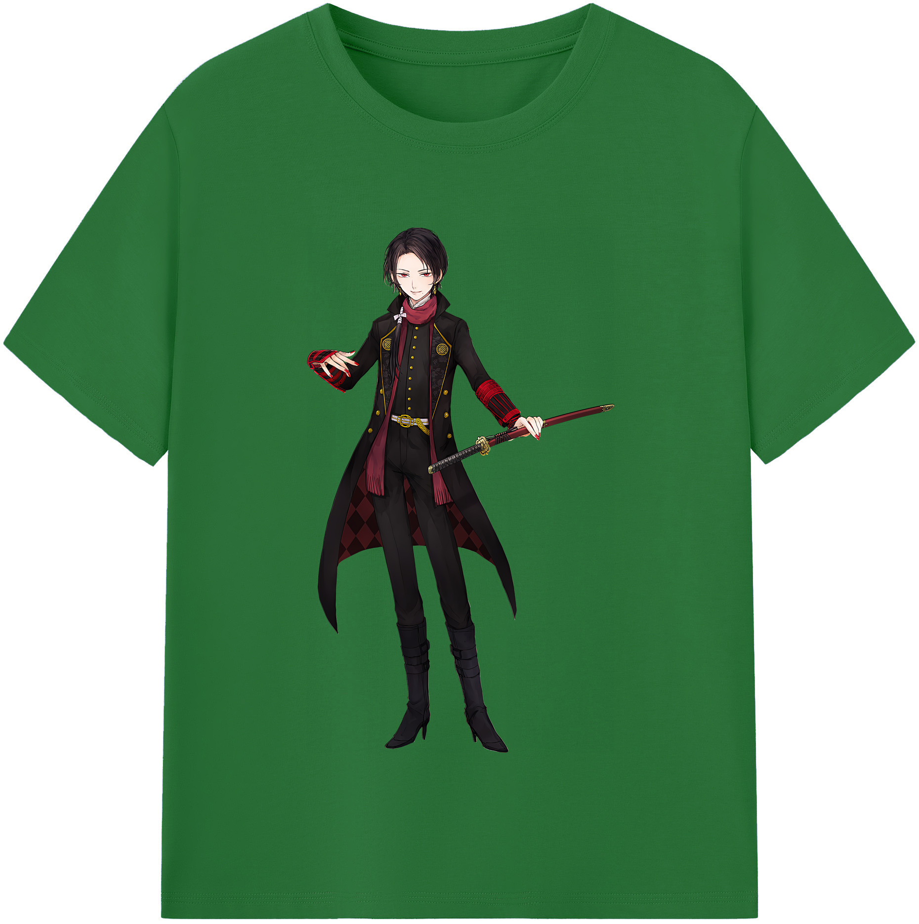 （画像用） 刀剣乱舞 Touken Ranbu 綿100％半袖Tシャツ（フロントプリント）