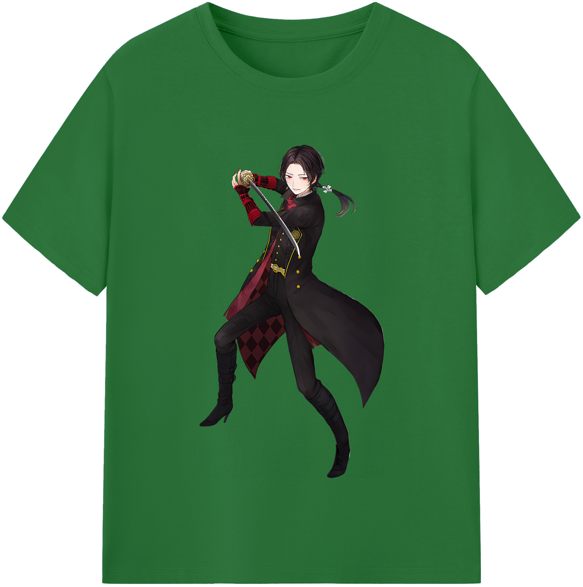 （画像用） 刀剣乱舞 Touken Ranbu 綿100％半袖Tシャツ（フロントプリント）