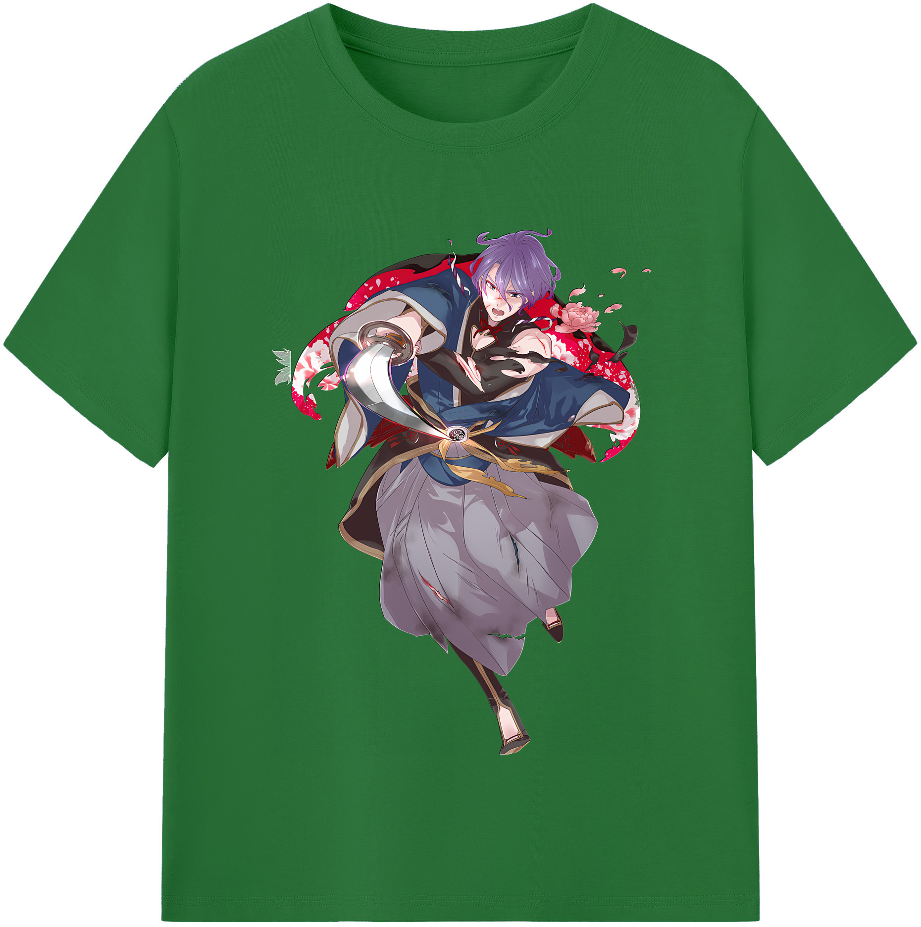 （画像用） 刀剣乱舞 Touken Ranbu 綿100％半袖Tシャツ（フロントプリント）