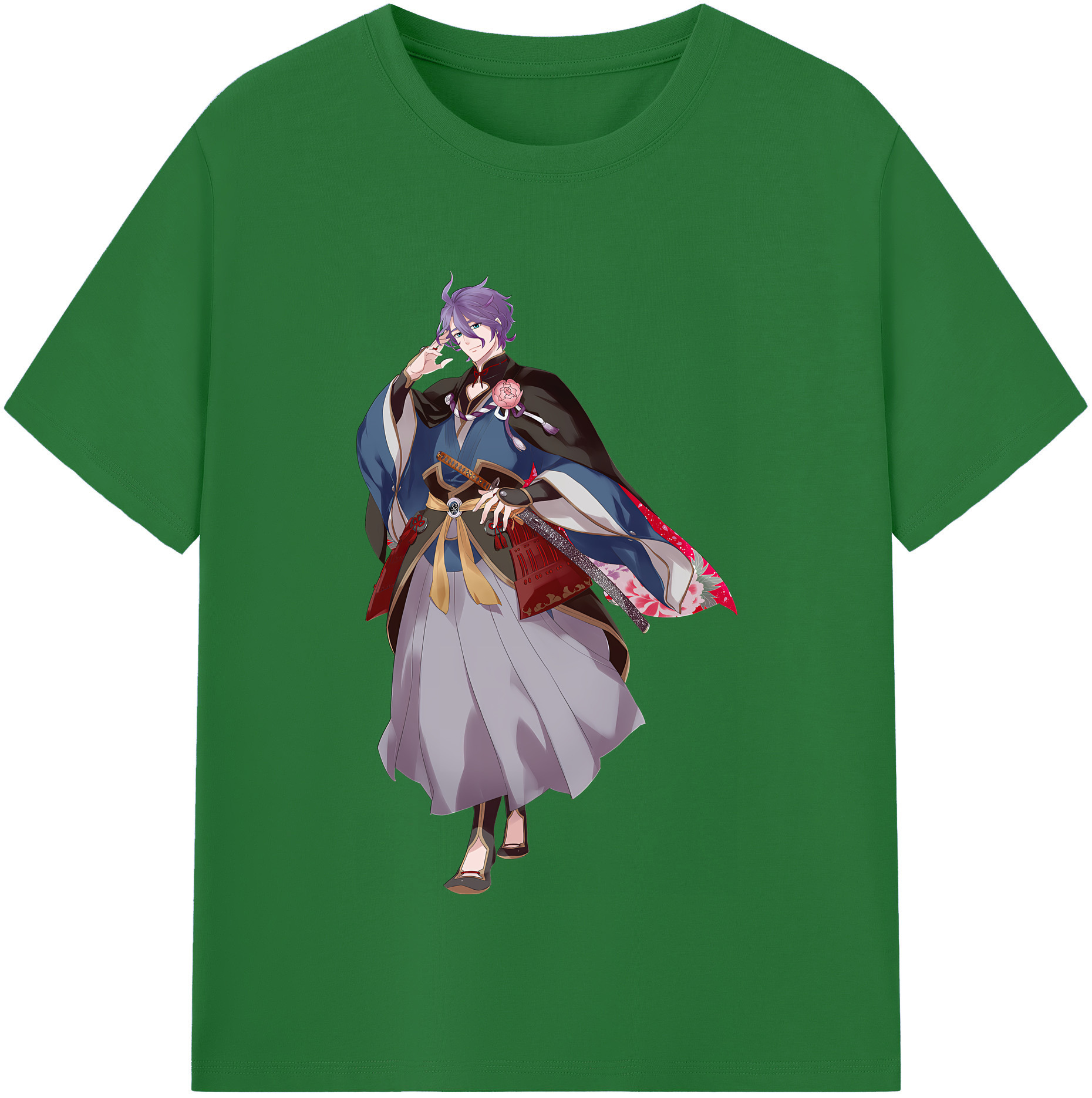 （画像用） 刀剣乱舞 Touken Ranbu 綿100％半袖Tシャツ（フロントプリント）