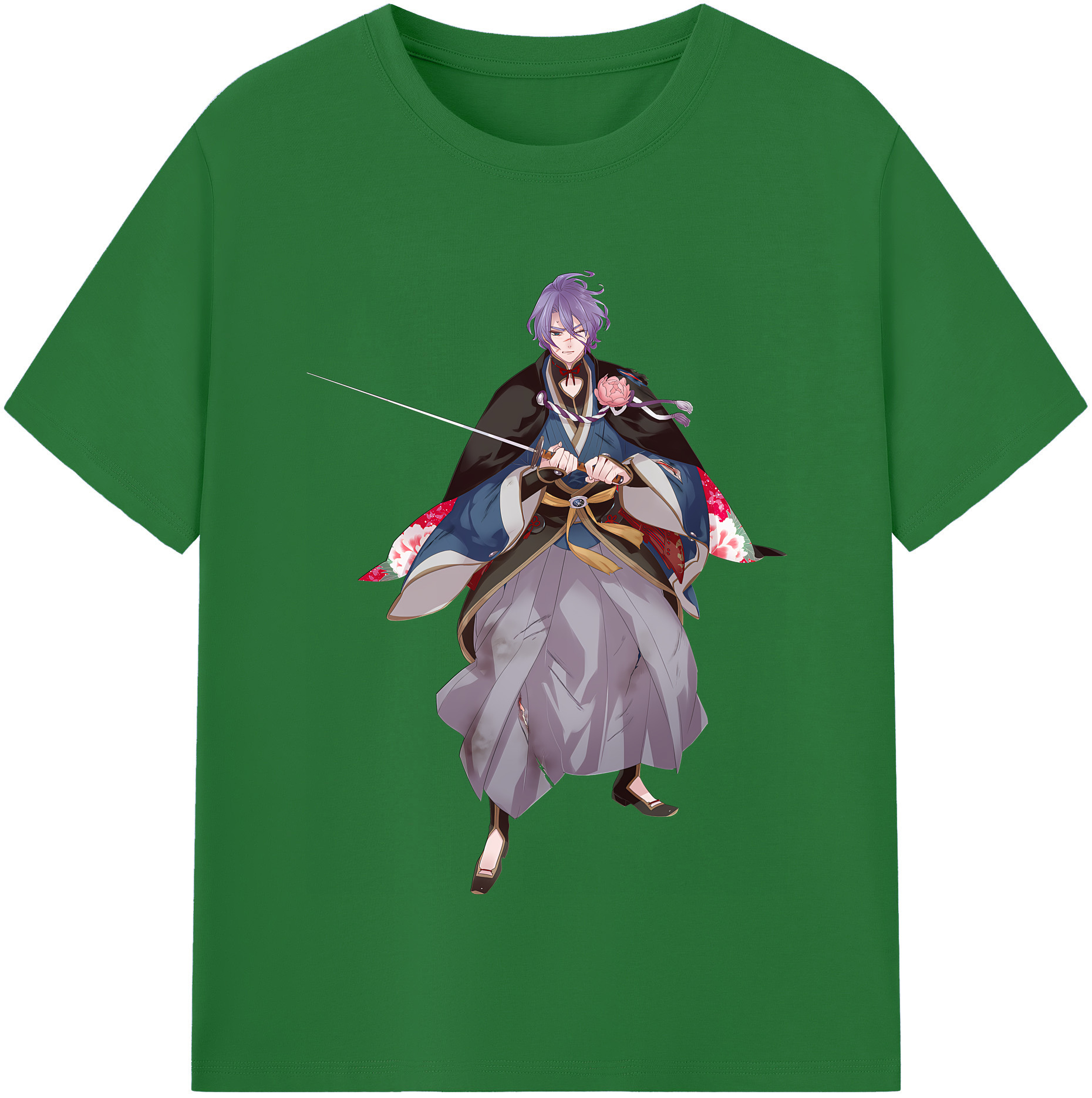 （画像用） 刀剣乱舞 Touken Ranbu 綿100％半袖Tシャツ（フロントプリント）