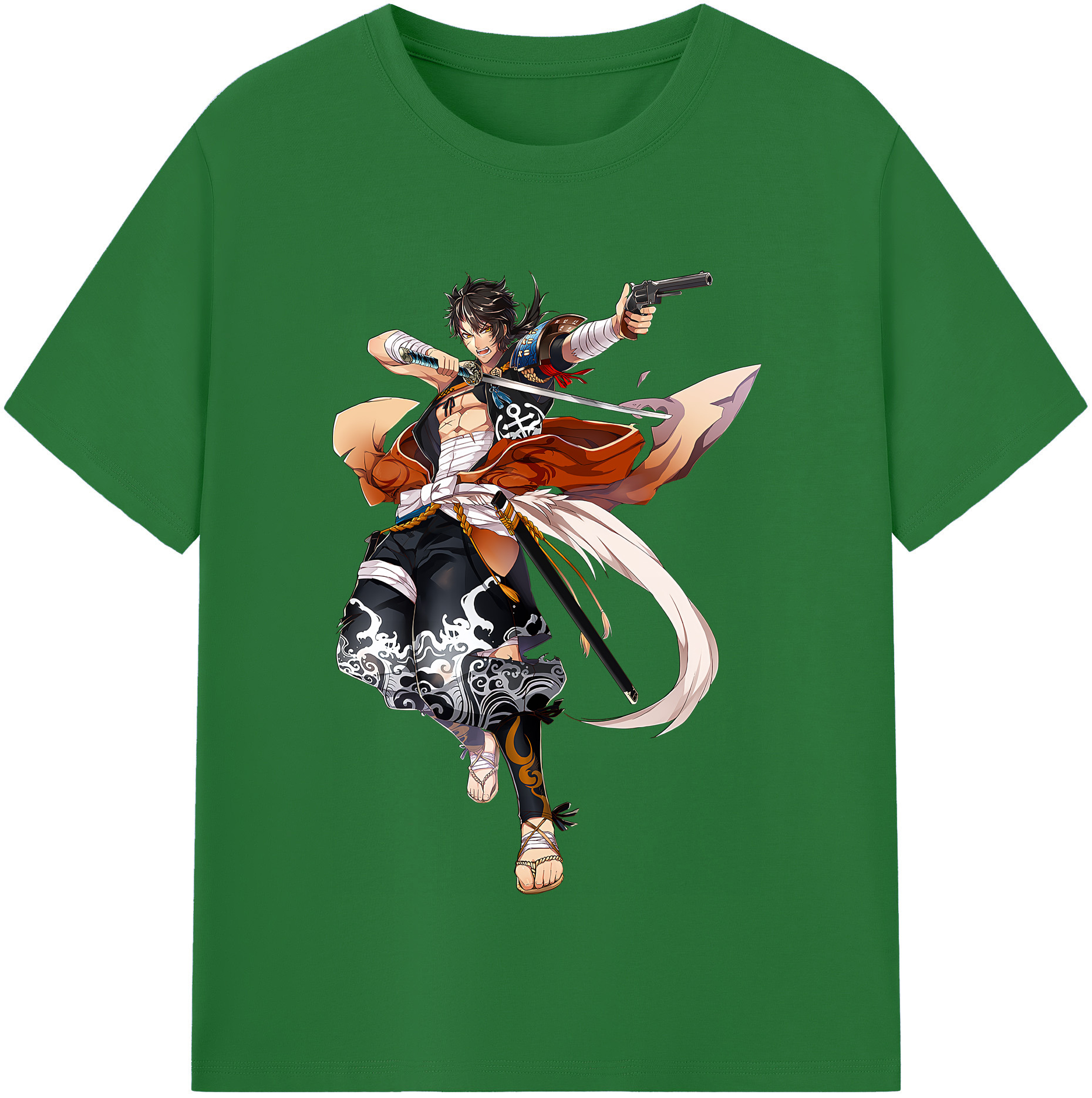 （画像用） 刀剣乱舞 Touken Ranbu 綿100％半袖Tシャツ（フロントプリント）