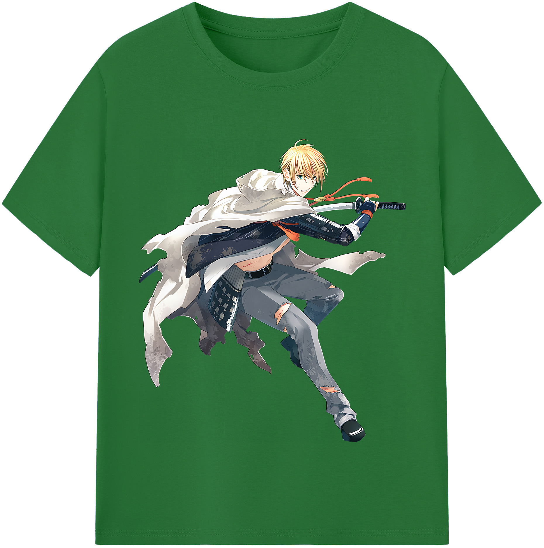 （画像用） 刀剣乱舞 Touken Ranbu 綿100％半袖Tシャツ（フロントプリント）
