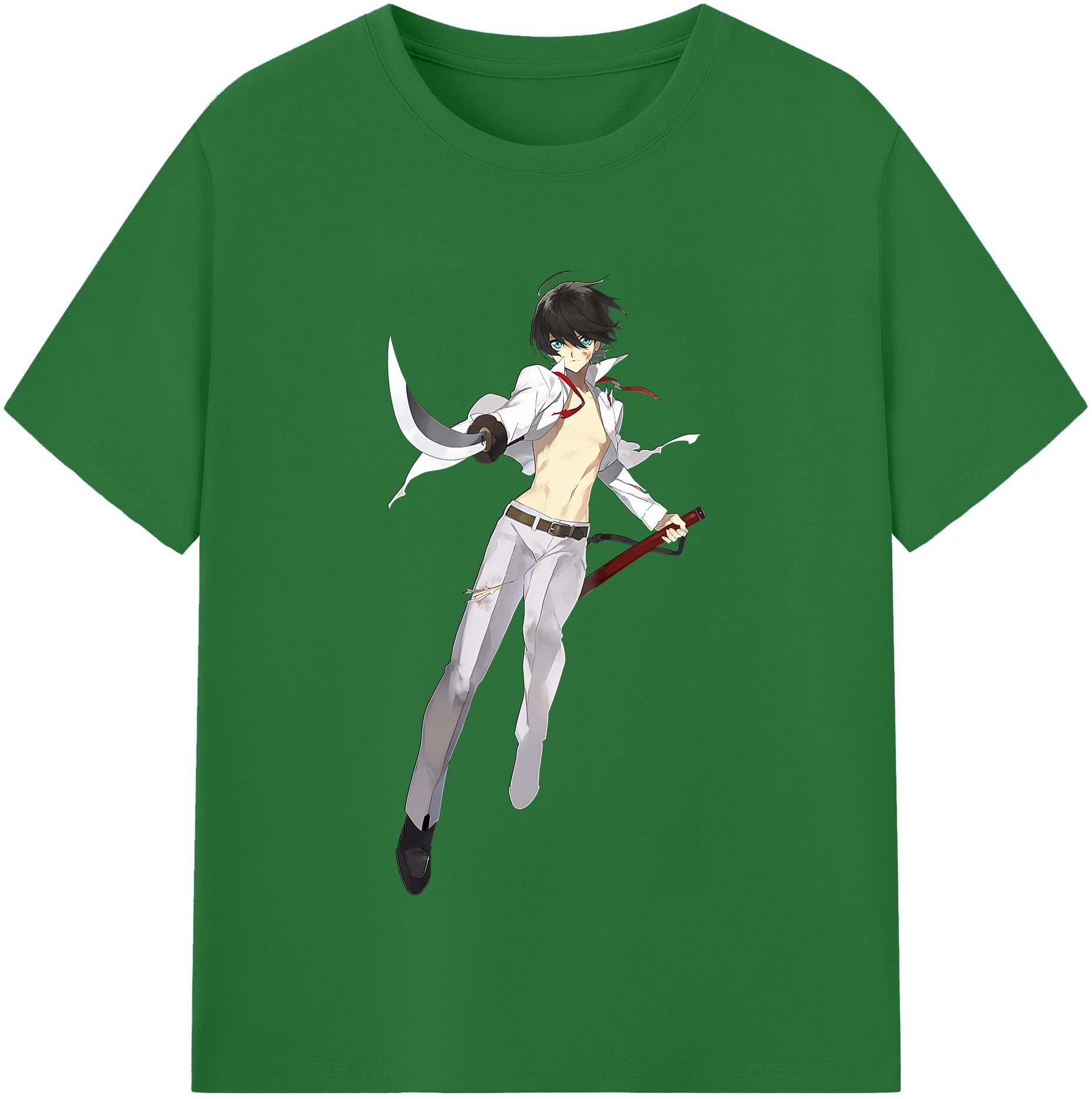 （画像用） 刀剣乱舞 Touken Ranbu 綿100％半袖Tシャツ（フロントプリント）