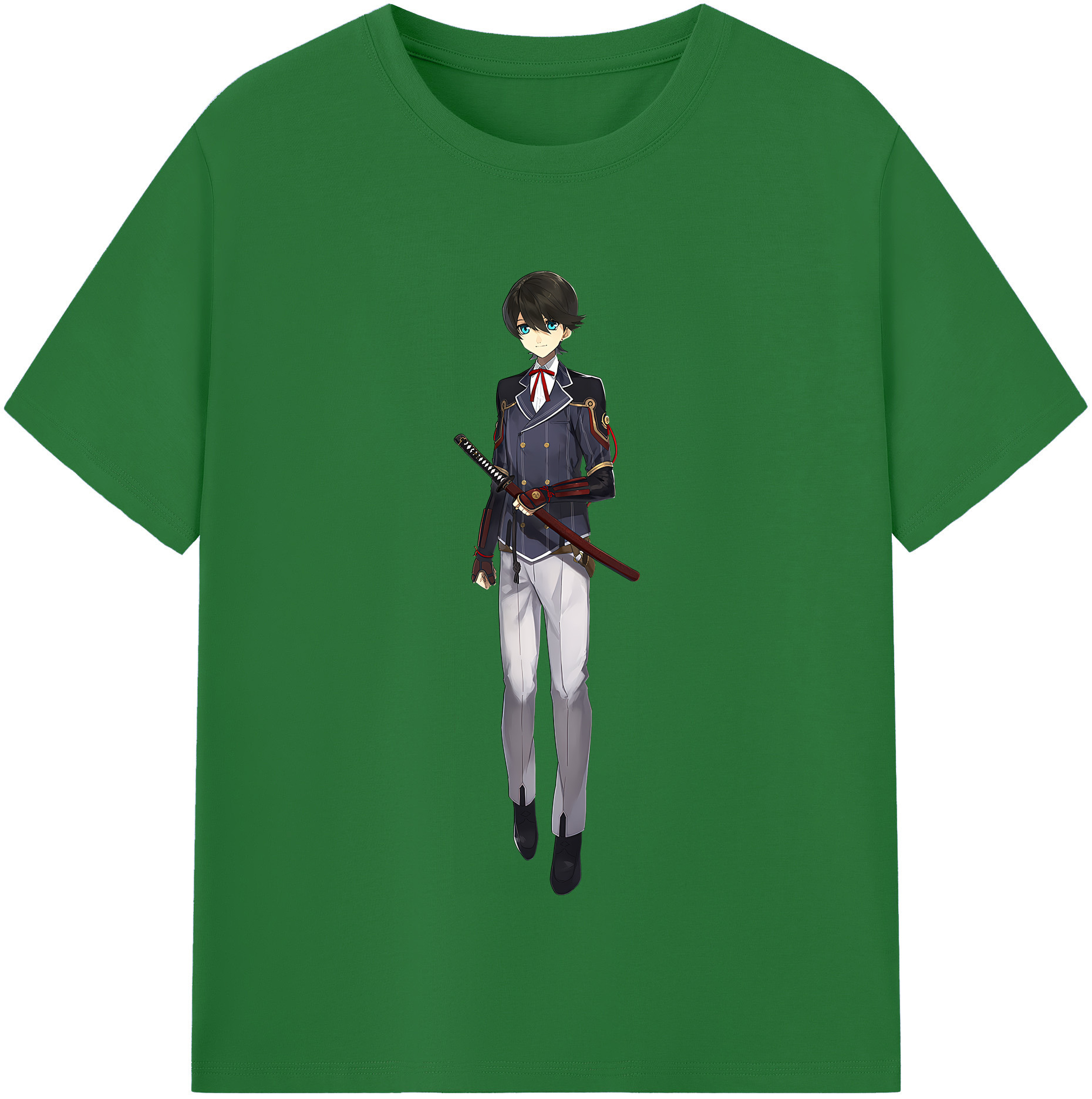 （画像用） 刀剣乱舞 Touken Ranbu 綿100％半袖Tシャツ（フロントプリント）