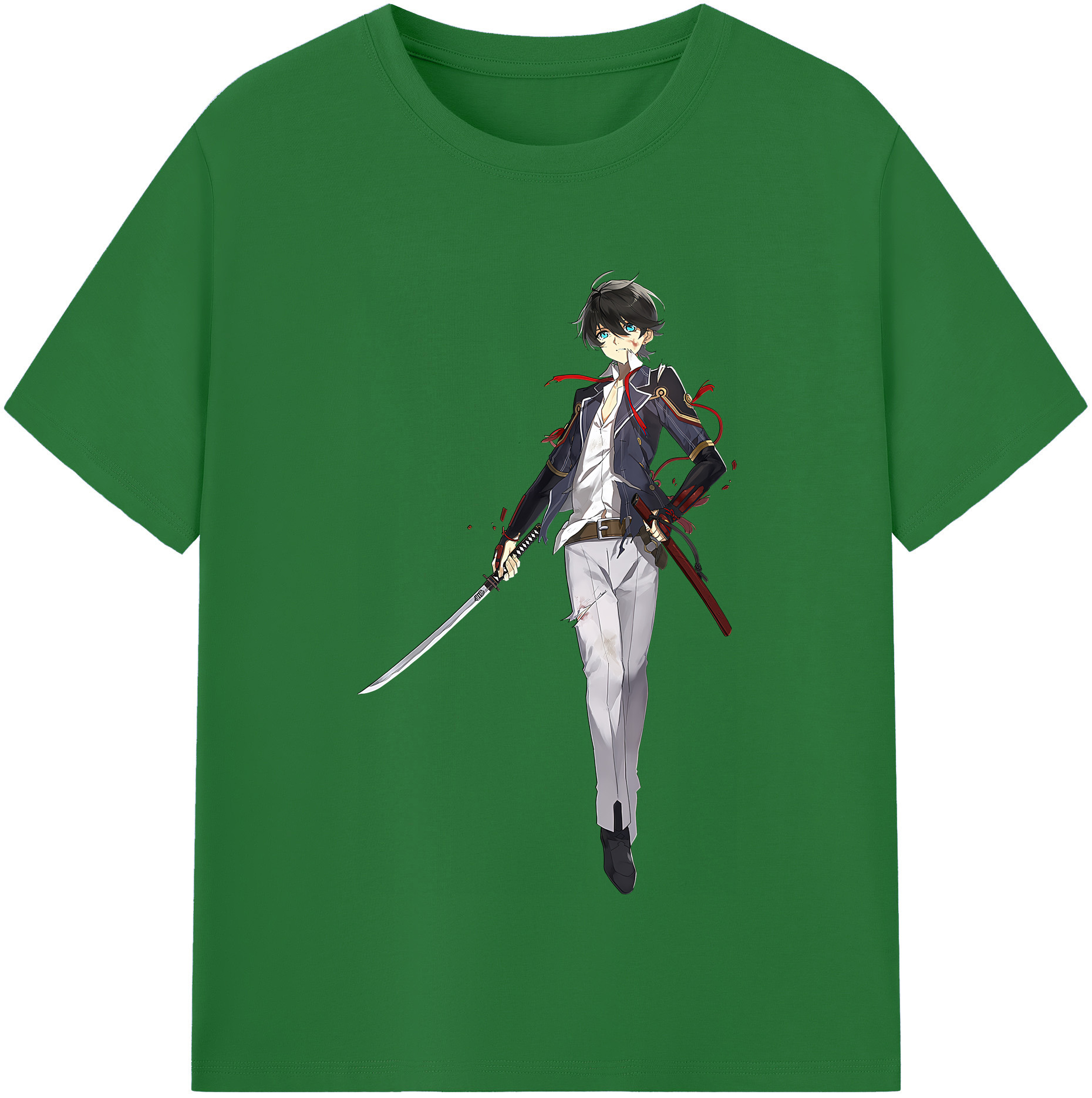 （画像用） 刀剣乱舞 Touken Ranbu 綿100％半袖Tシャツ（フロントプリント）