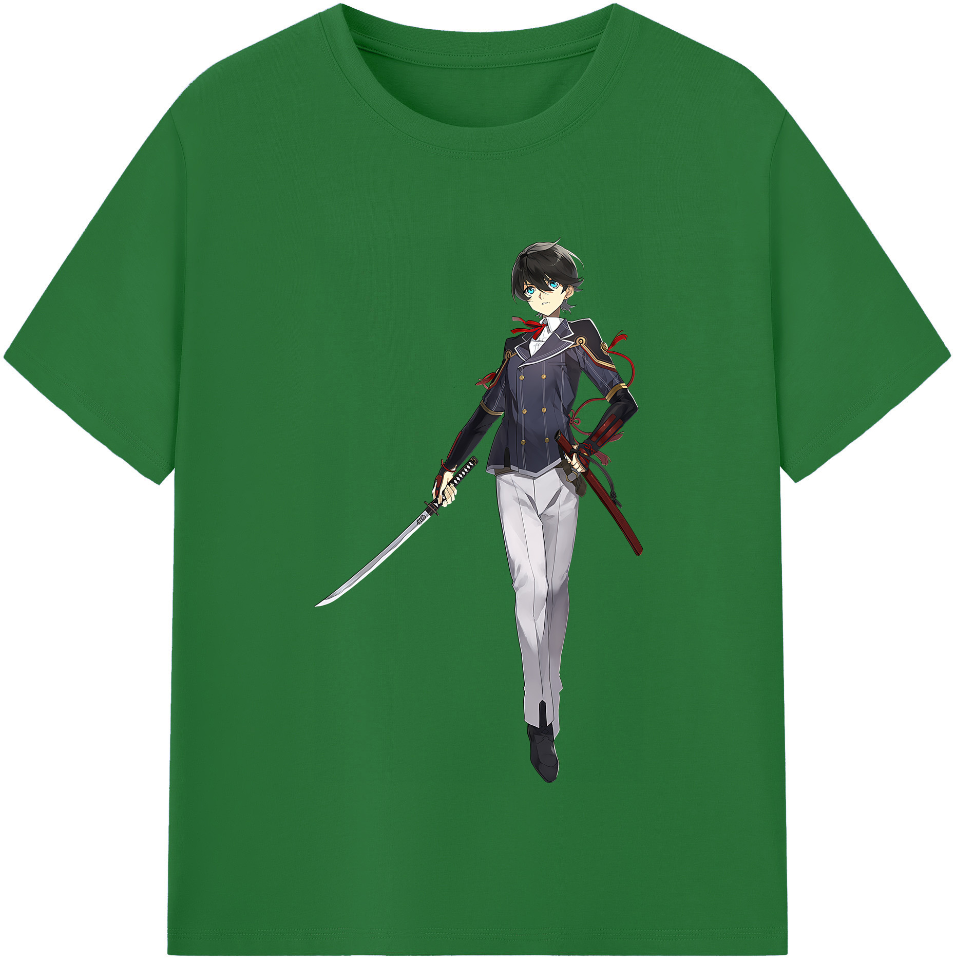 （画像用） 刀剣乱舞 Touken Ranbu 綿100％半袖Tシャツ（フロントプリント）
