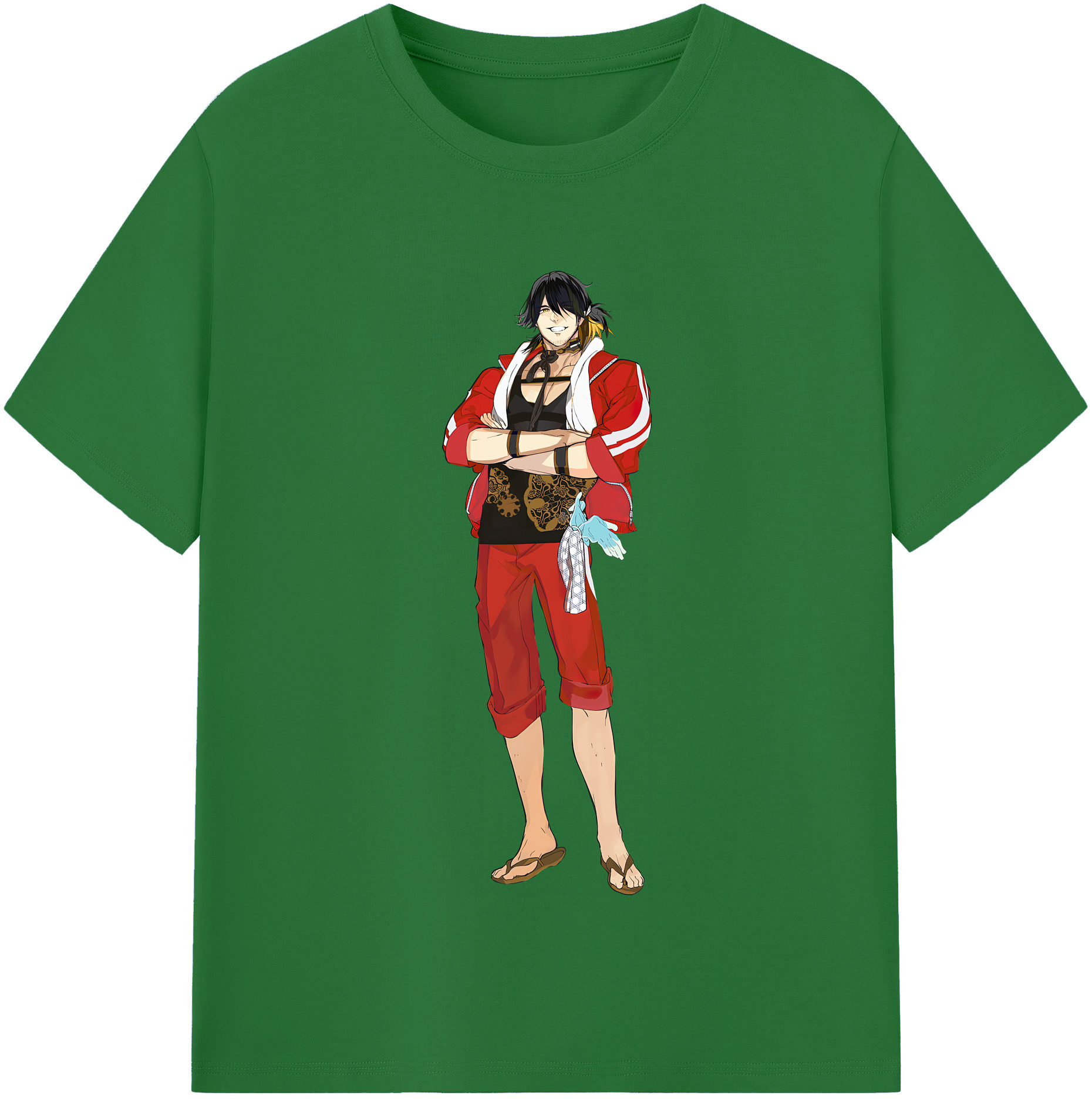（画像用） 刀剣乱舞 Touken Ranbu 綿100％半袖Tシャツ（フロントプリント）