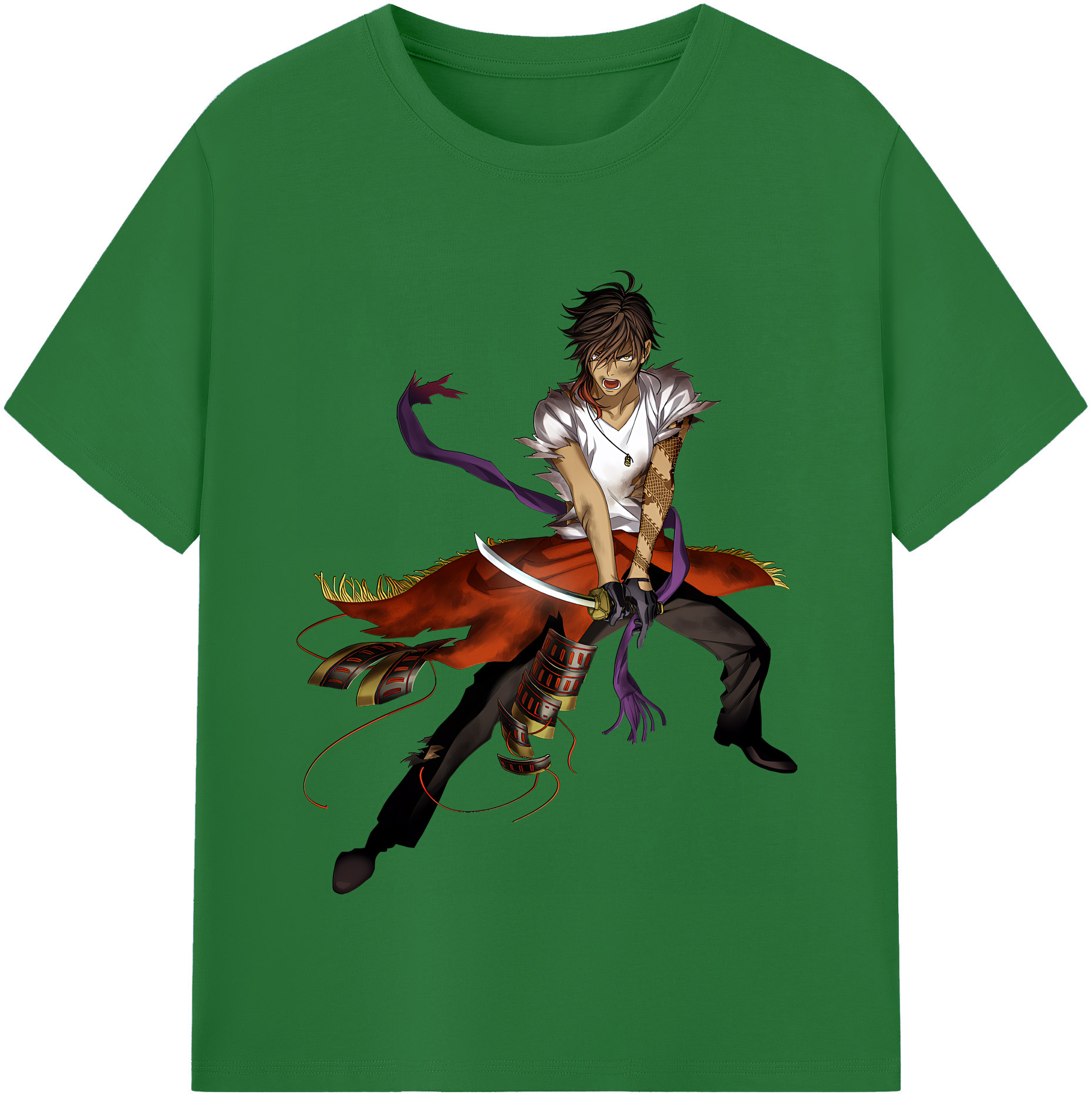 （画像用） 刀剣乱舞 Touken Ranbu 綿100％半袖Tシャツ（フロントプリント）