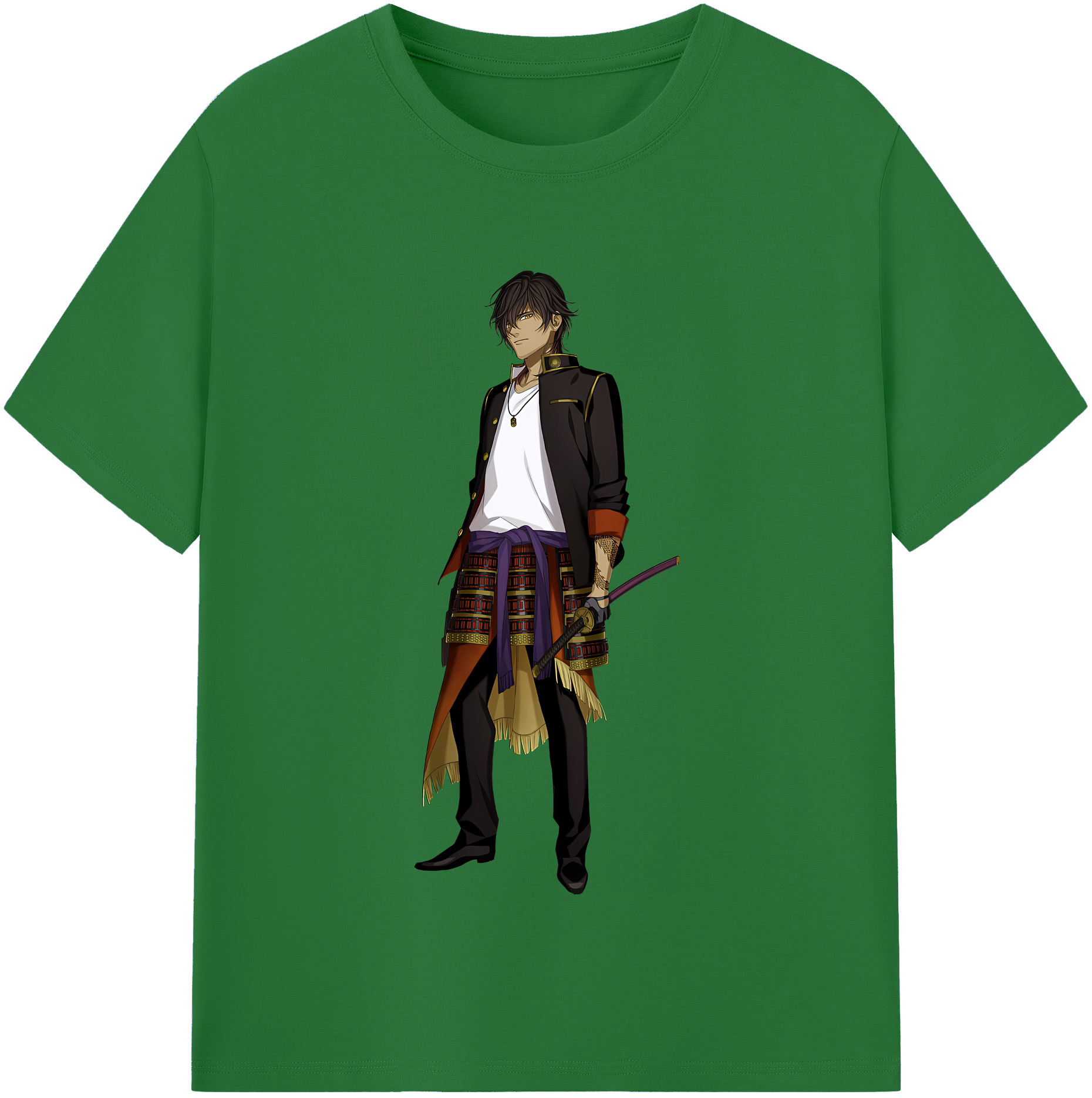 （画像用） 刀剣乱舞 Touken Ranbu 綿100％半袖Tシャツ（フロントプリント）