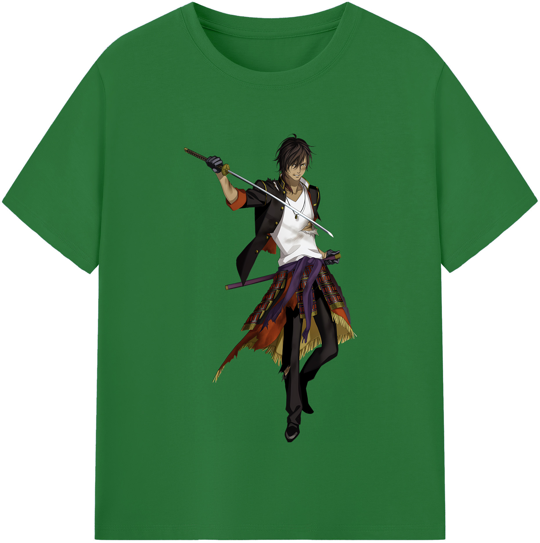 （画像用） 刀剣乱舞 Touken Ranbu 綿100％半袖Tシャツ（フロントプリント）