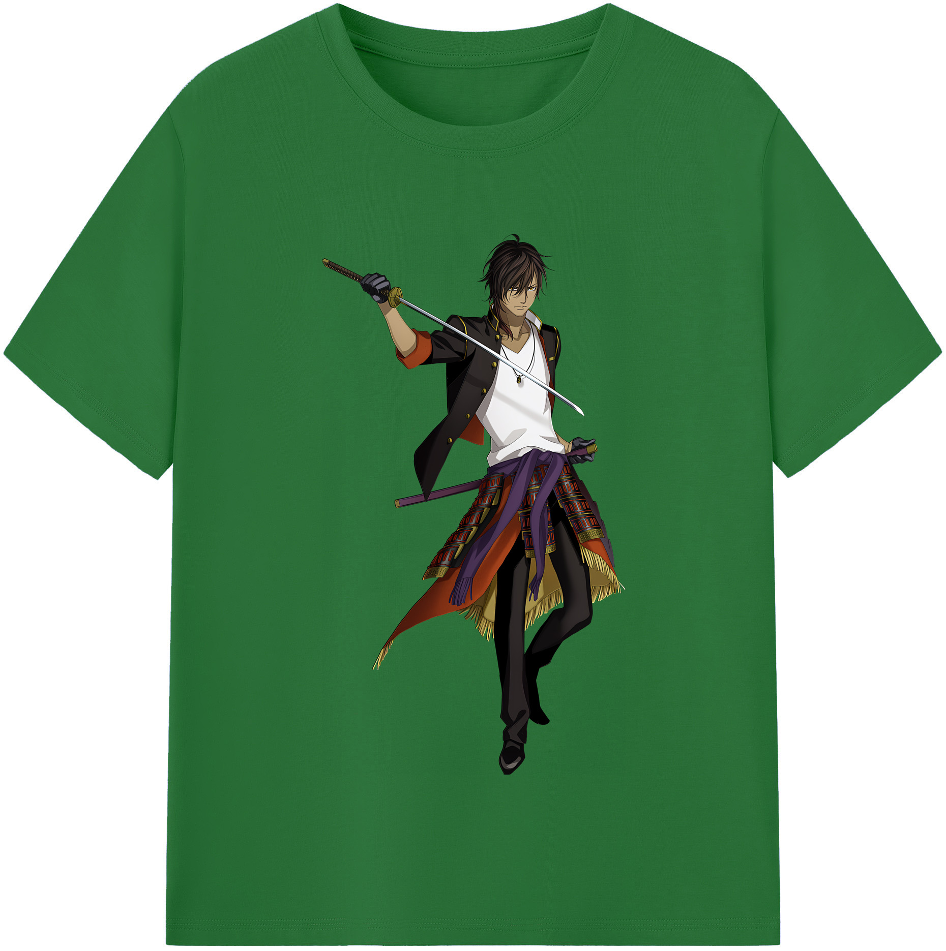 （画像用） 刀剣乱舞 Touken Ranbu 綿100％半袖Tシャツ（フロントプリント）
