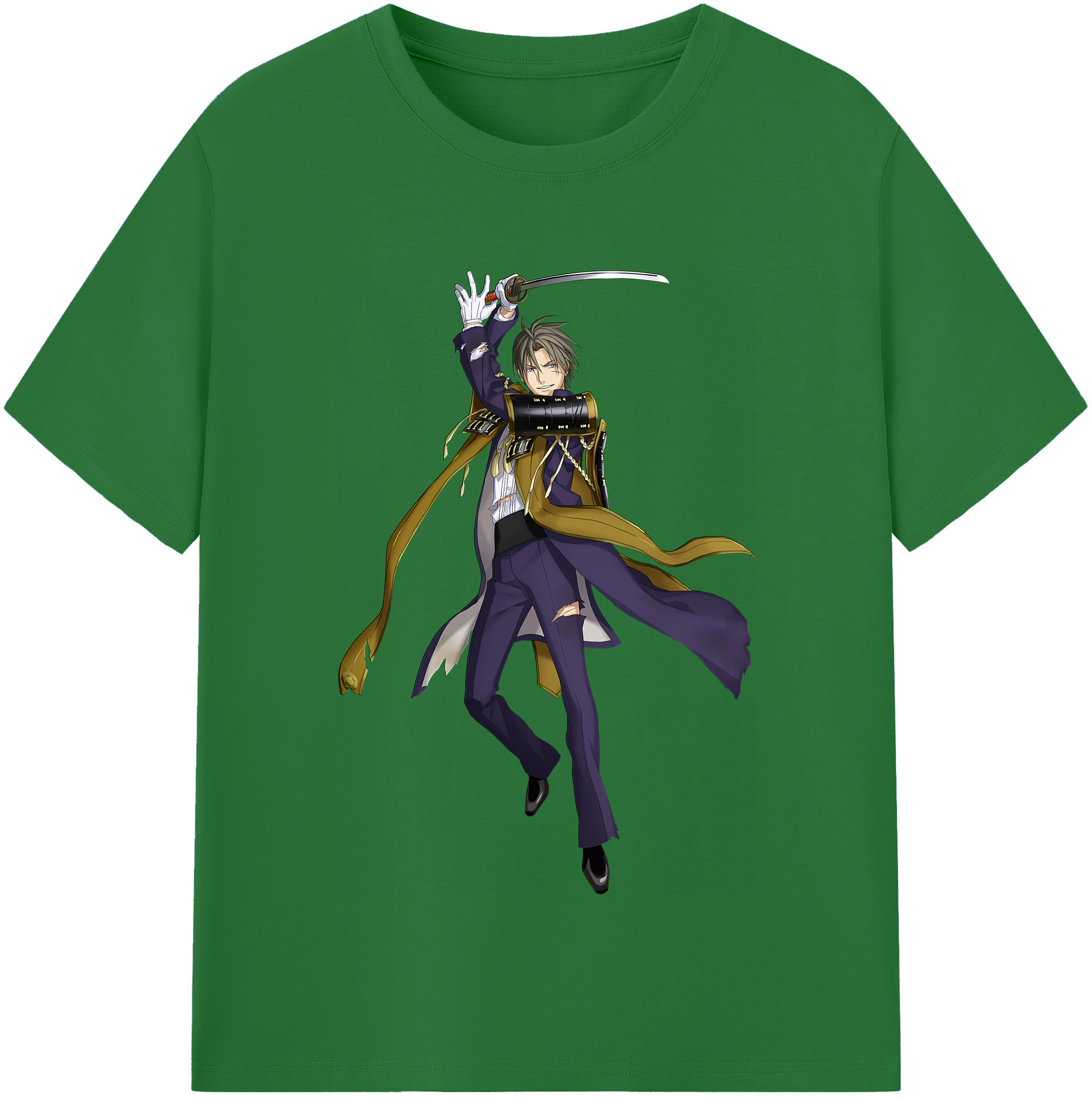 （画像用） 刀剣乱舞 Touken Ranbu 綿100％半袖Tシャツ（フロントプリント）
