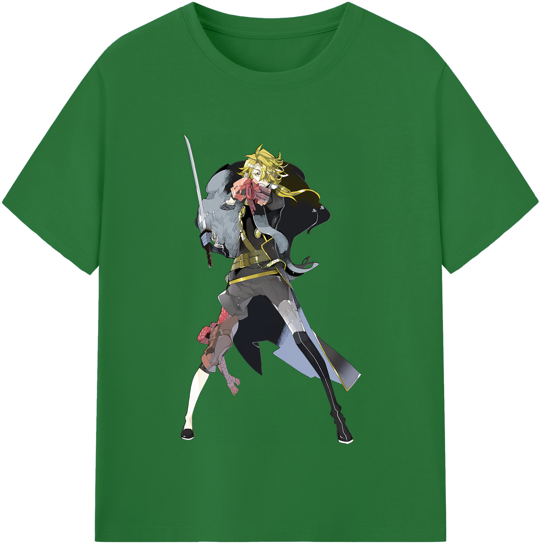 （画像用） 刀剣乱舞 Touken Ranbu 綿100％半袖Tシャツ（フロントプリント）