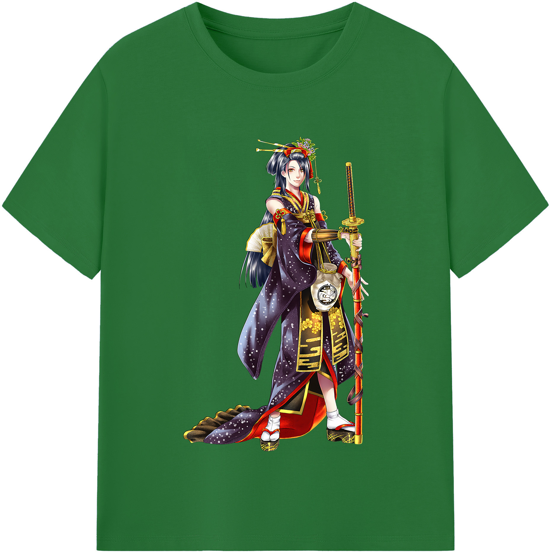 （画像用） 刀剣乱舞 Touken Ranbu 綿100％半袖Tシャツ（フロントプリント）