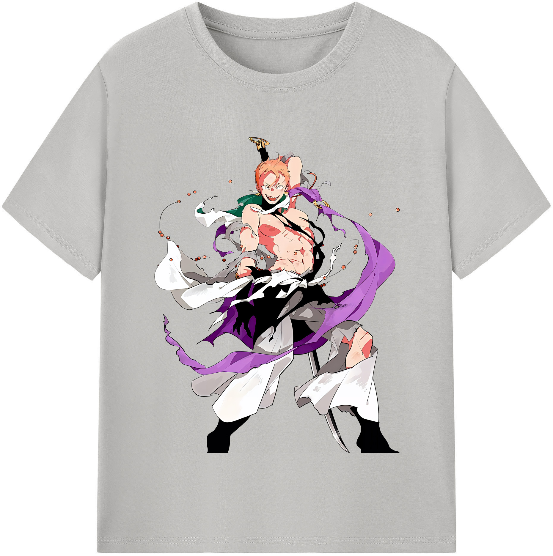 （画像用） 刀剣乱舞 Touken Ranbu 綿100％半袖Tシャツ（フロントプリント）