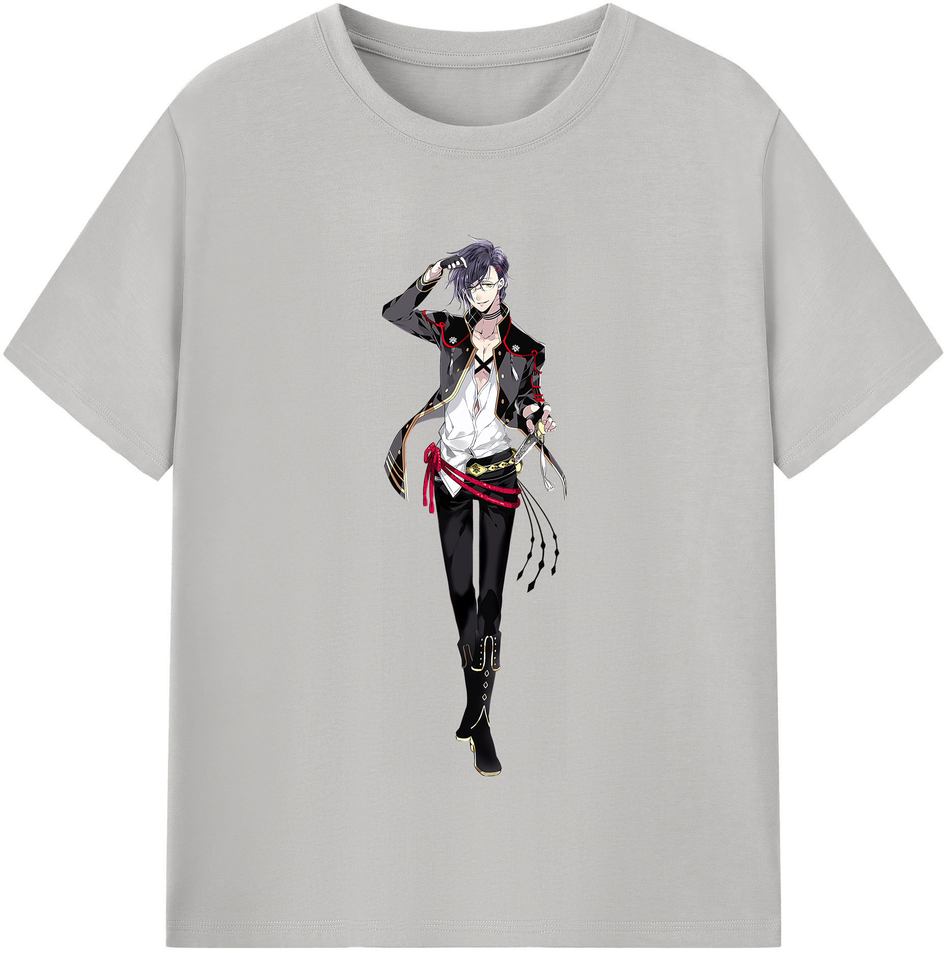 （画像用） 刀剣乱舞 Touken Ranbu 綿100％半袖Tシャツ（フロントプリント）