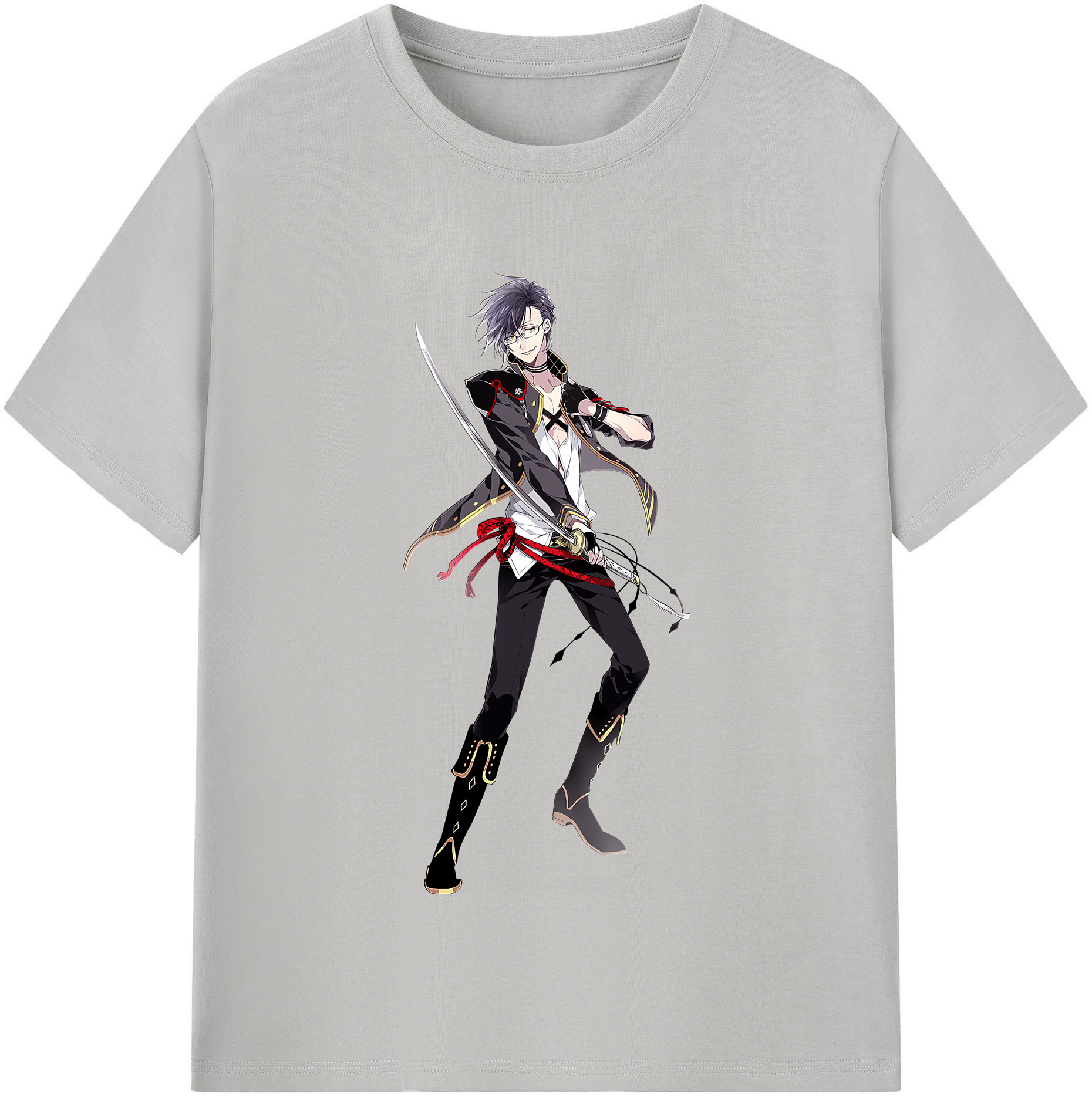 （画像用） 刀剣乱舞 Touken Ranbu 綿100％半袖Tシャツ（フロントプリント）